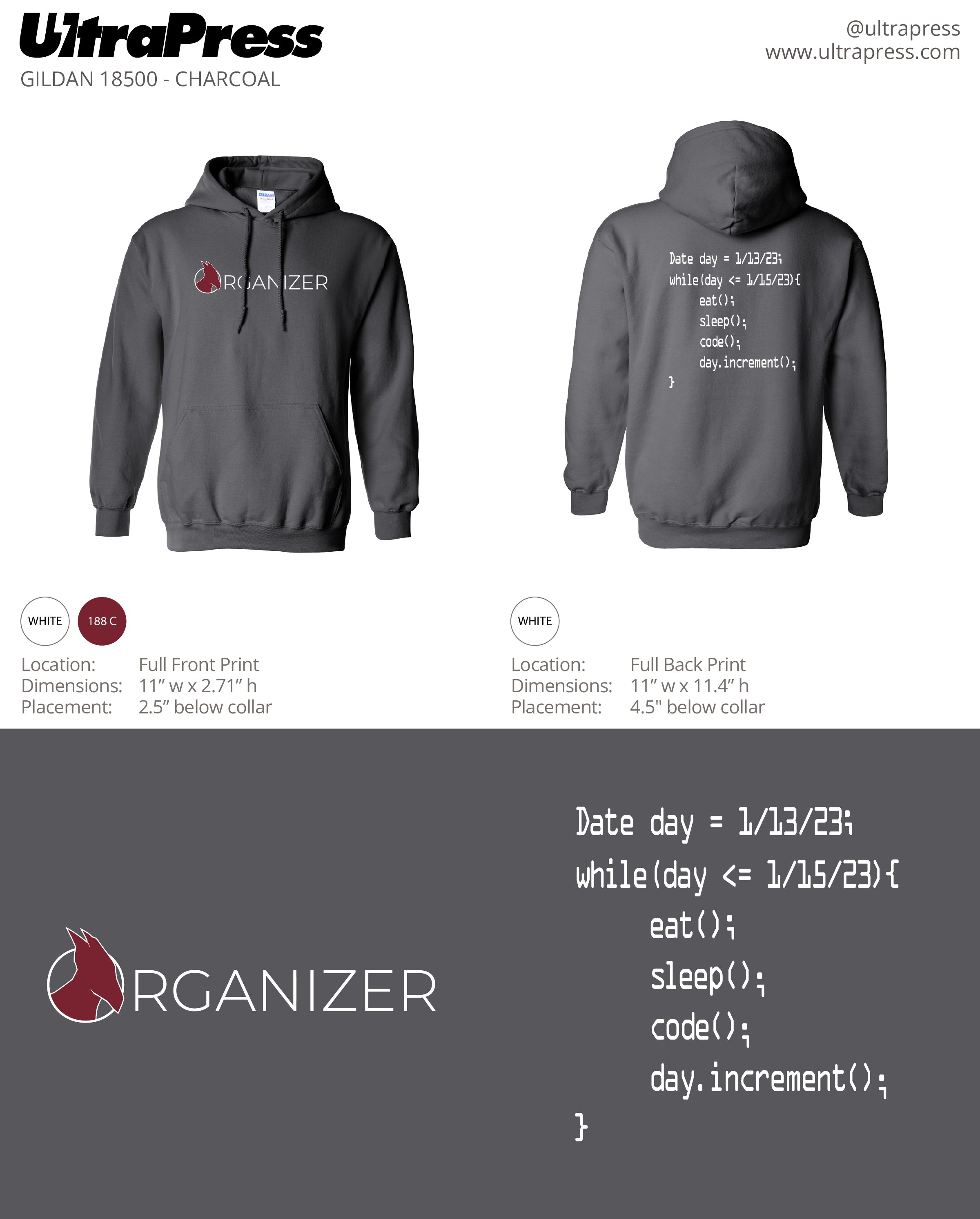 UP-SP-63194 Goat Hacks Organizer 12 Min Qty (Bulk)