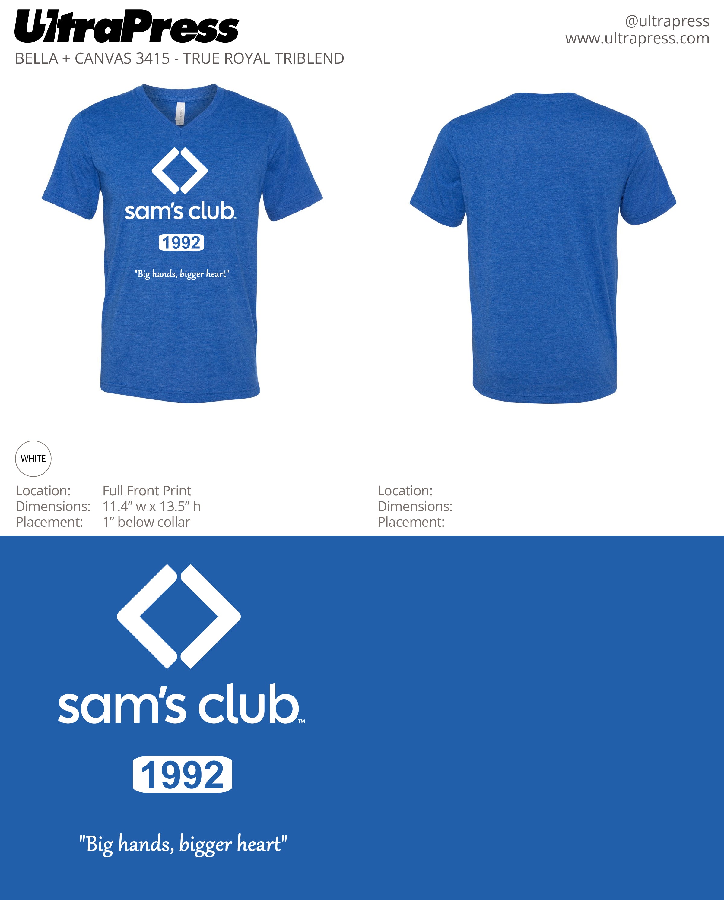 UP-SP-63304 Sam's Club 1992 12 Min Qty (Bulk)