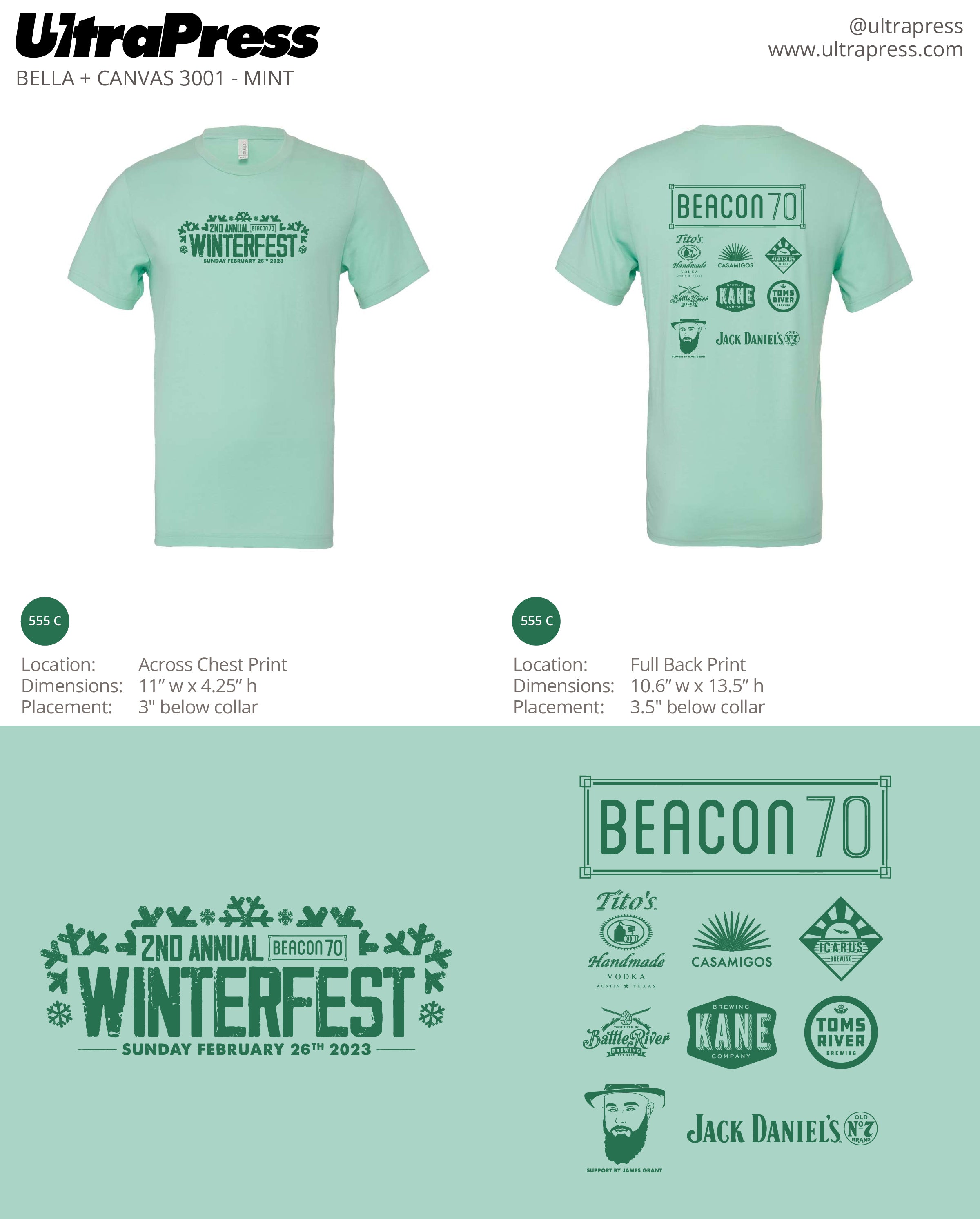 UP-SP-63372 2nd Annual Beacon 70 Winterfest 125 Min Qty (Bulk)