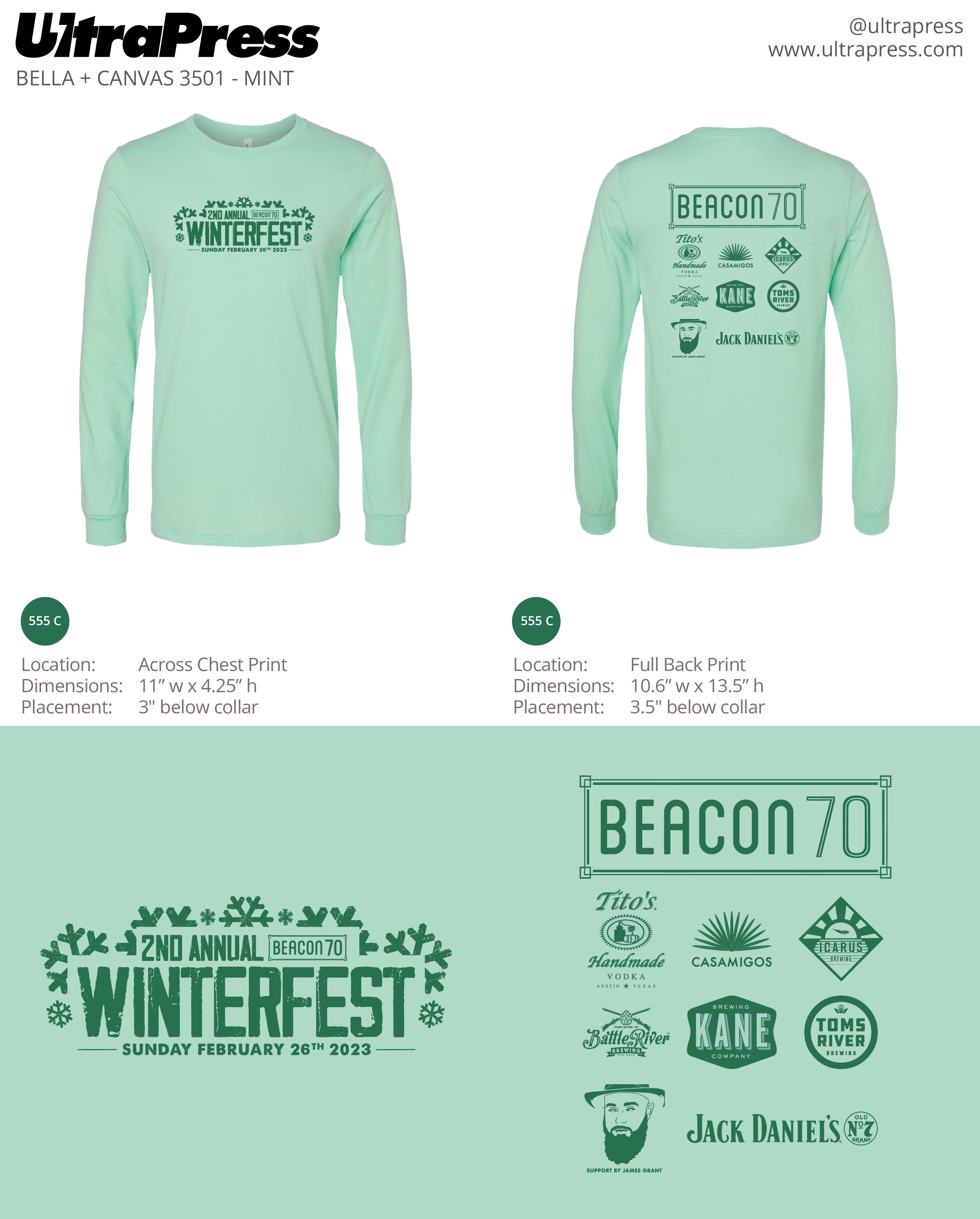 UP-SP-63372 2nd Annual Beacon 70 Winterfest 125 Min Qty (Bulk)