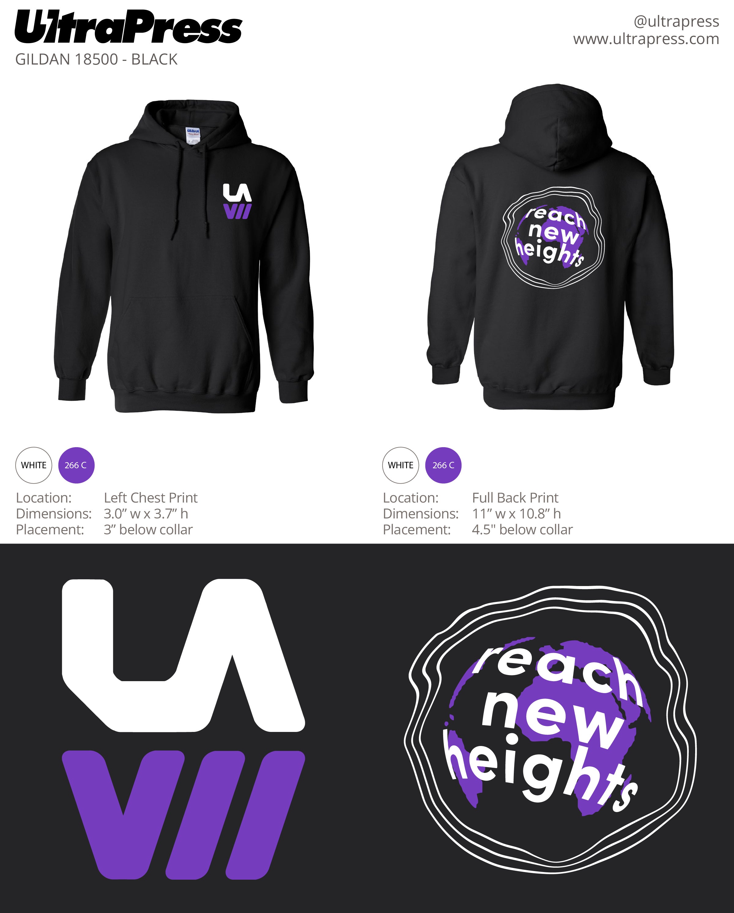 UP-SP-63556 Los Altos Hacks 2023 Hoodies 24 Min Qty (Bulk)