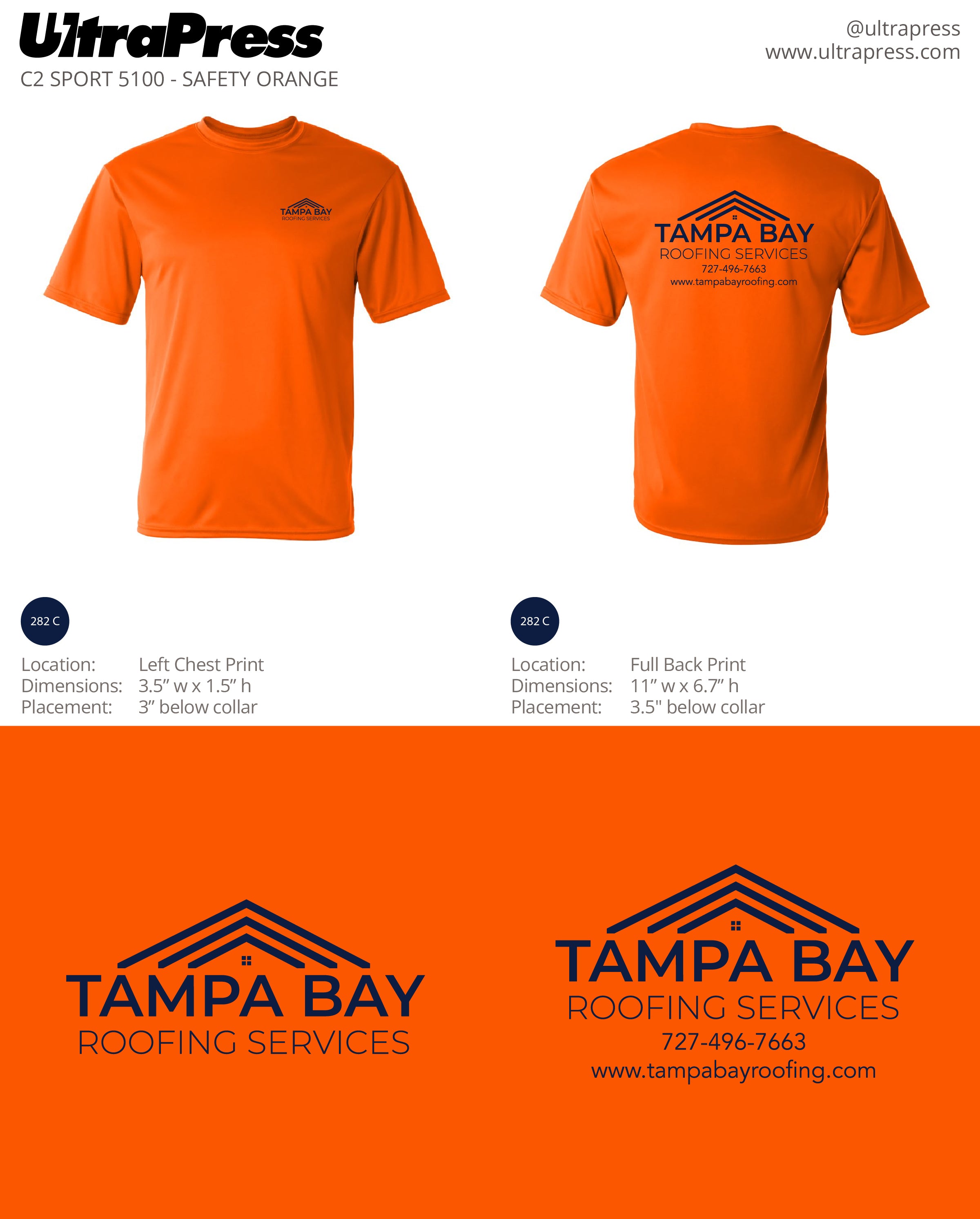 UP-SP-63598 Tampa Bay Roofing 2023 288 Min Qty (Bulk)