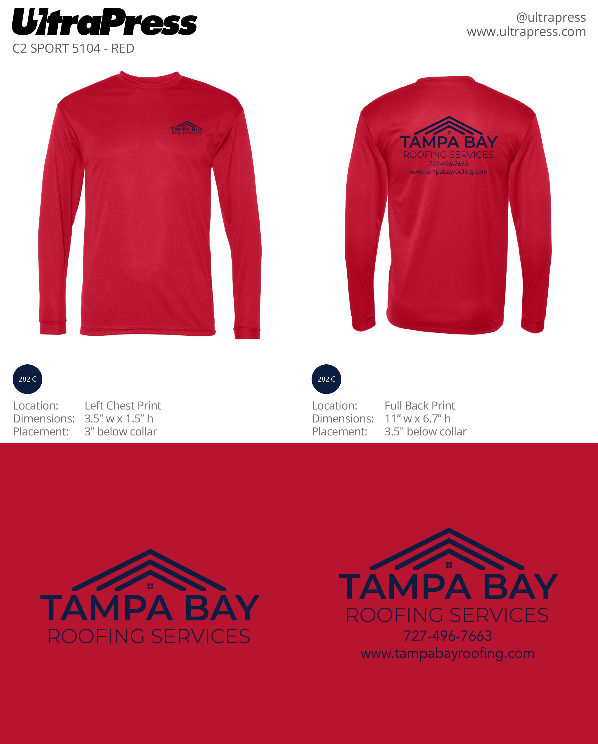 UP-SP-63598 Tampa Bay Roofing 2023 288 Min Qty (Bulk)