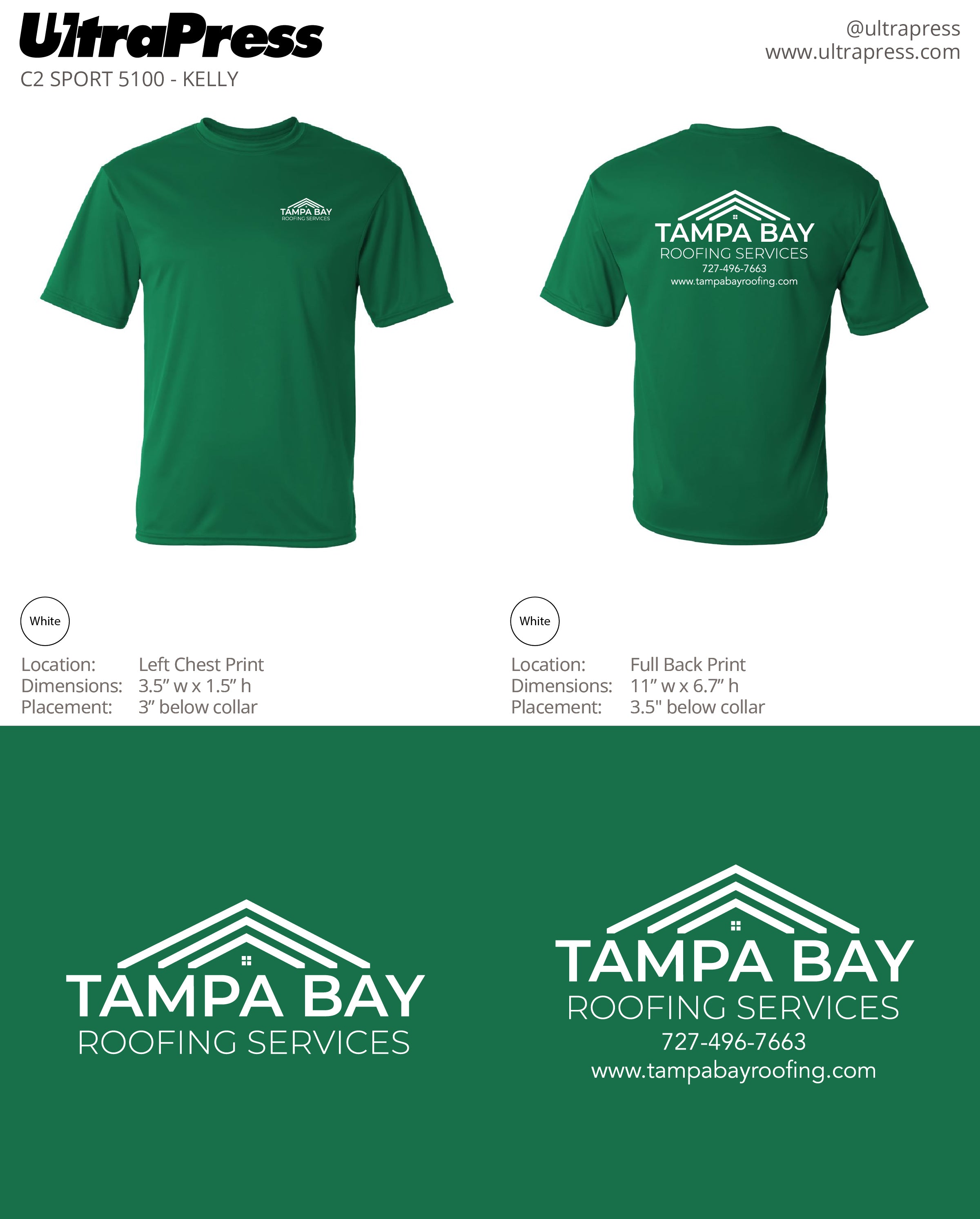 UP-SP-63598 Tampa Bay Roofing 2023 288 Min Qty (Bulk)