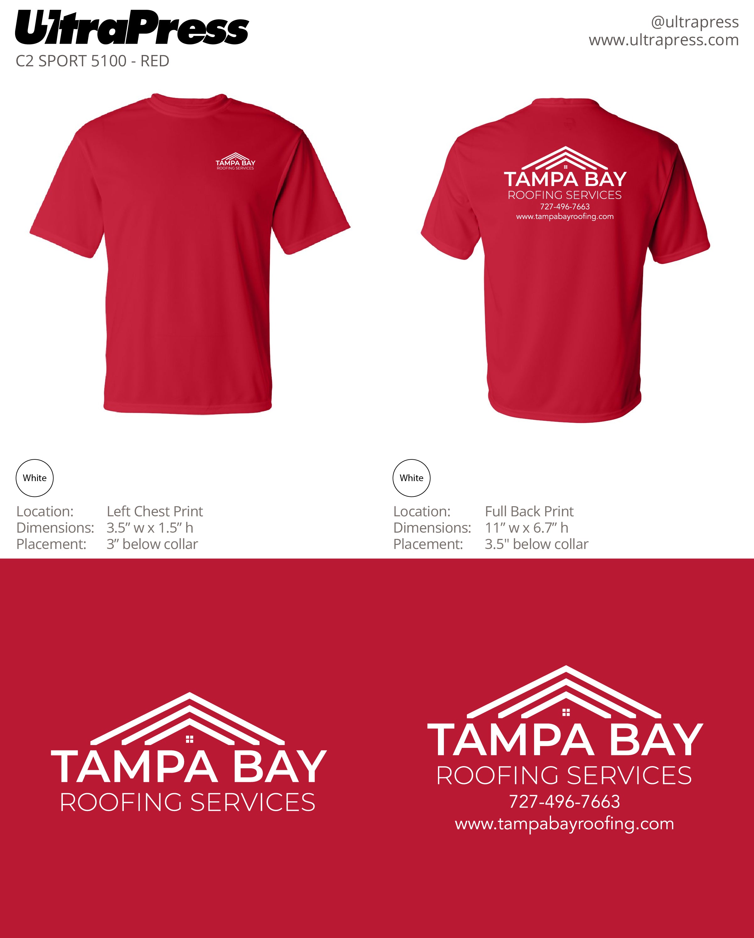 UP-SP-63598 Tampa Bay Roofing 2023 288 Min Qty (Bulk)