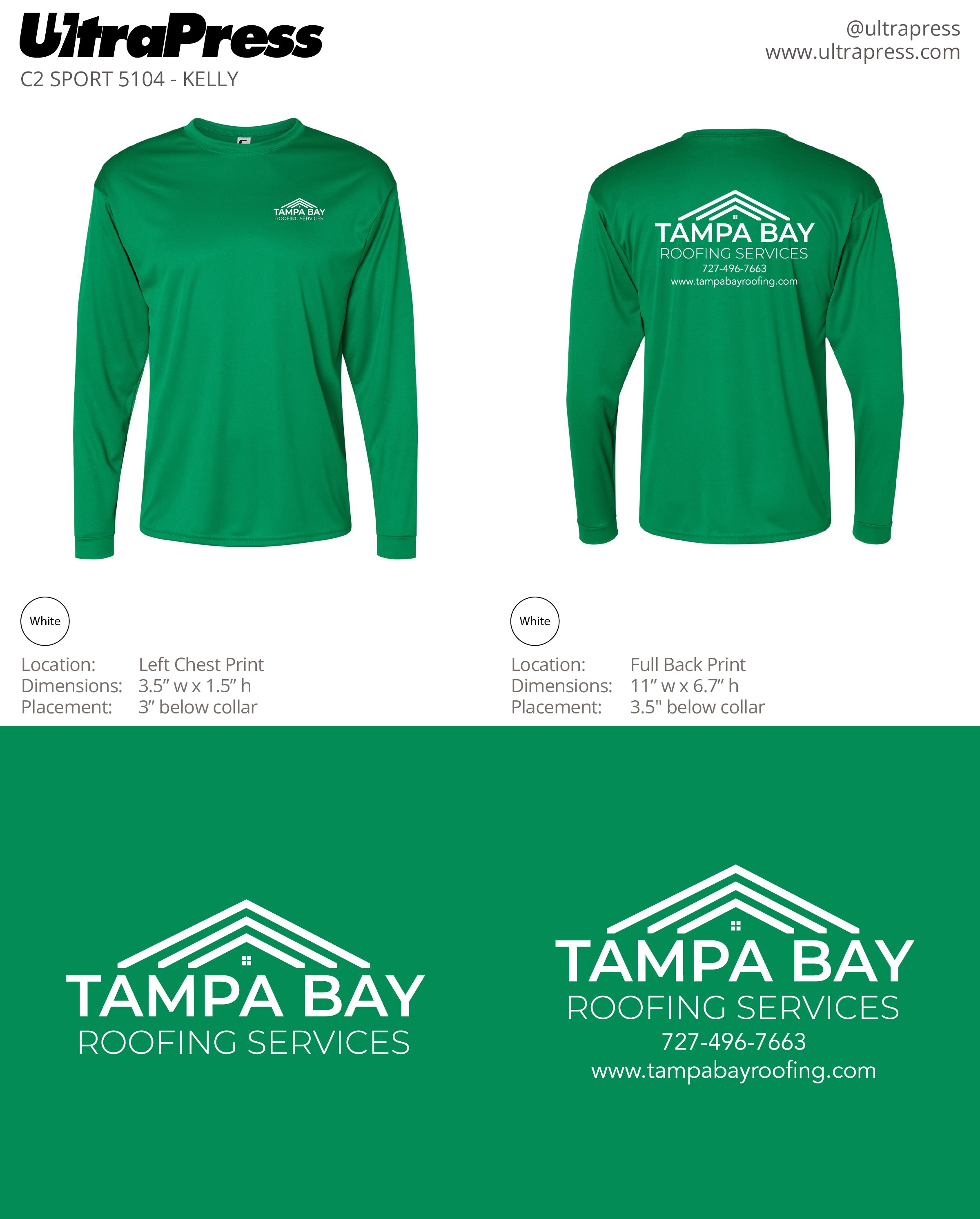 UP-SP-63598 Tampa Bay Roofing 2023 288 Min Qty (Bulk)