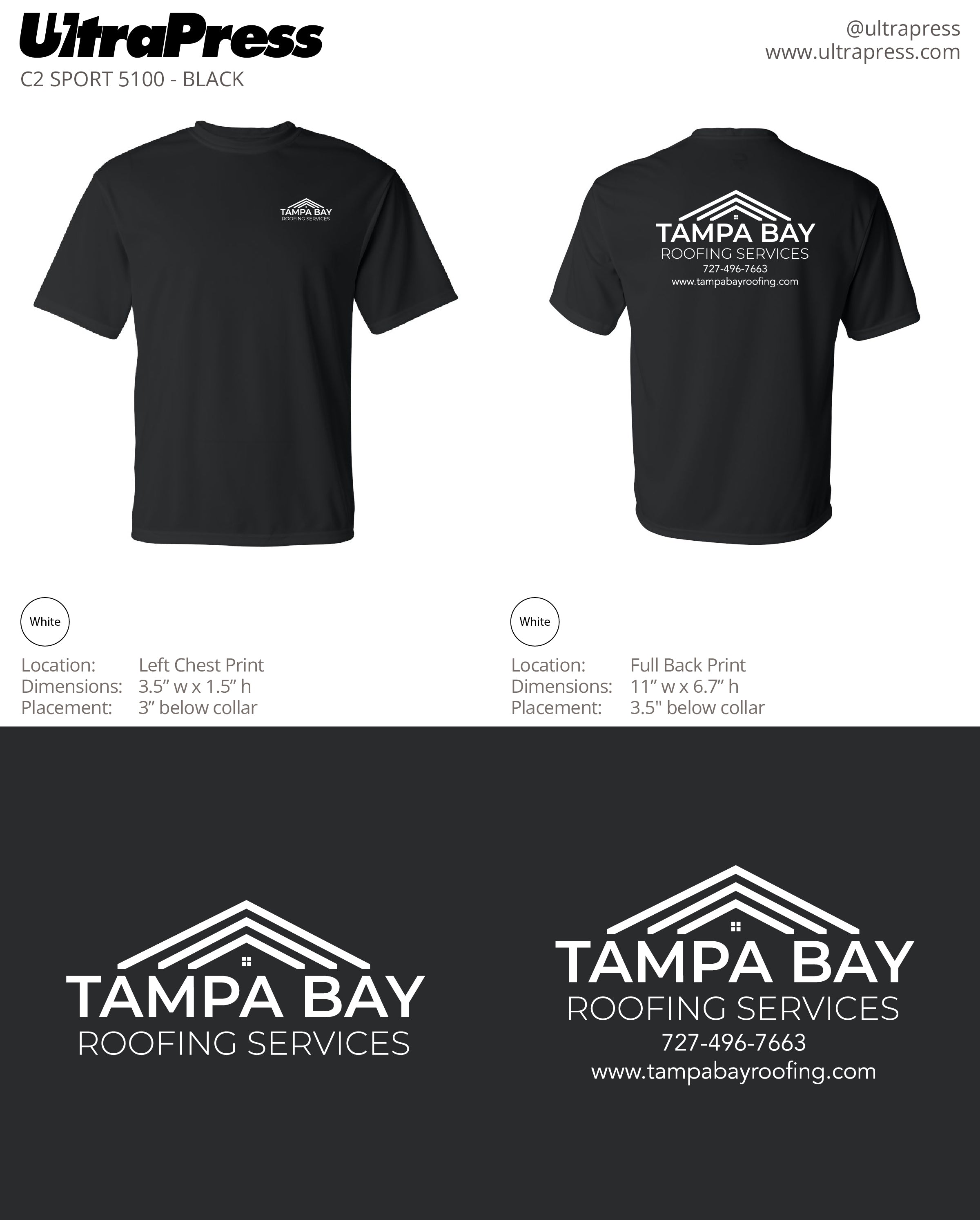 UP-SP-63598 Tampa Bay Roofing 2023 288 Min Qty (Bulk)