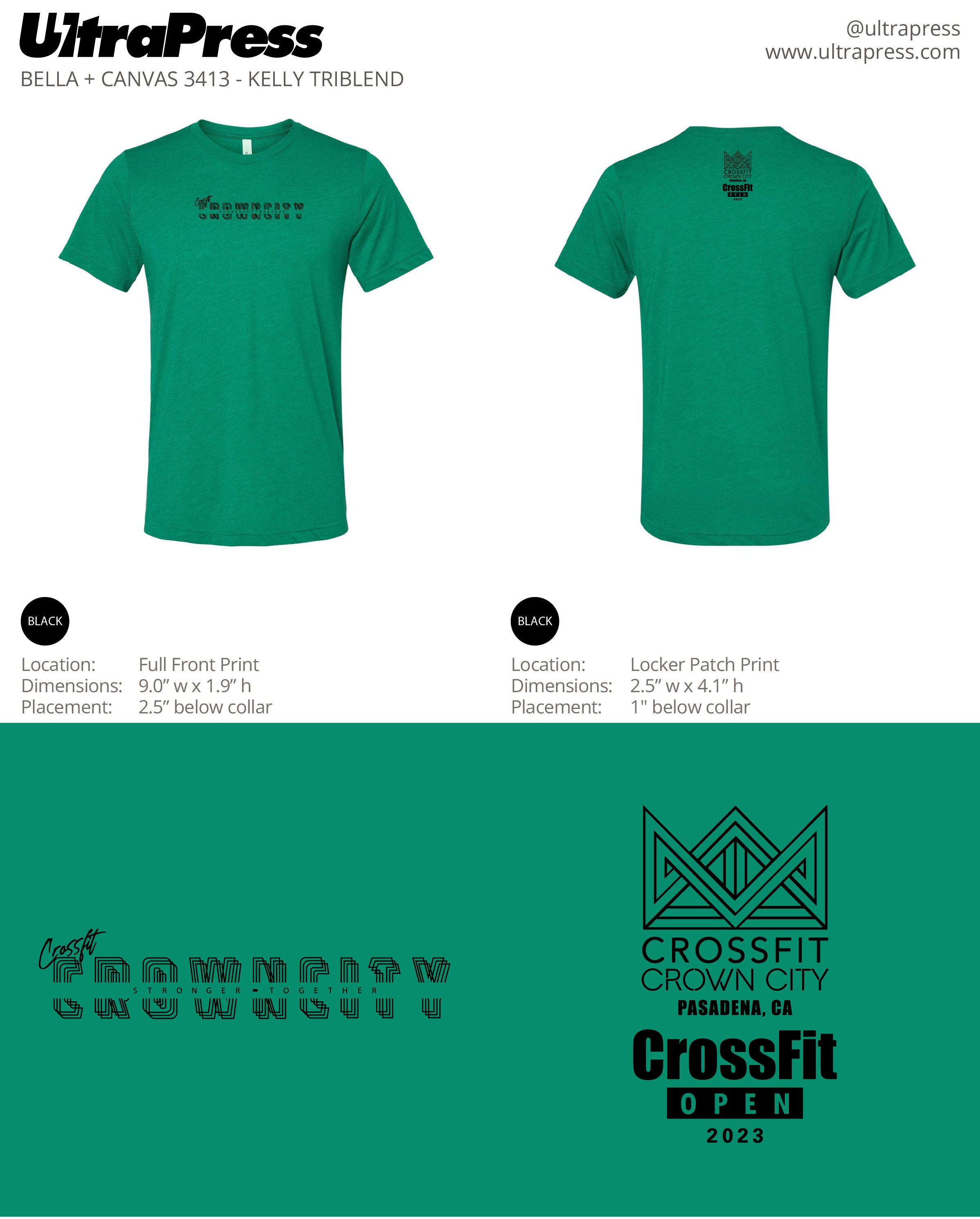 UP-SP-63622 Crossfit CrownCity 2023 48 Min Qty (Bulk)