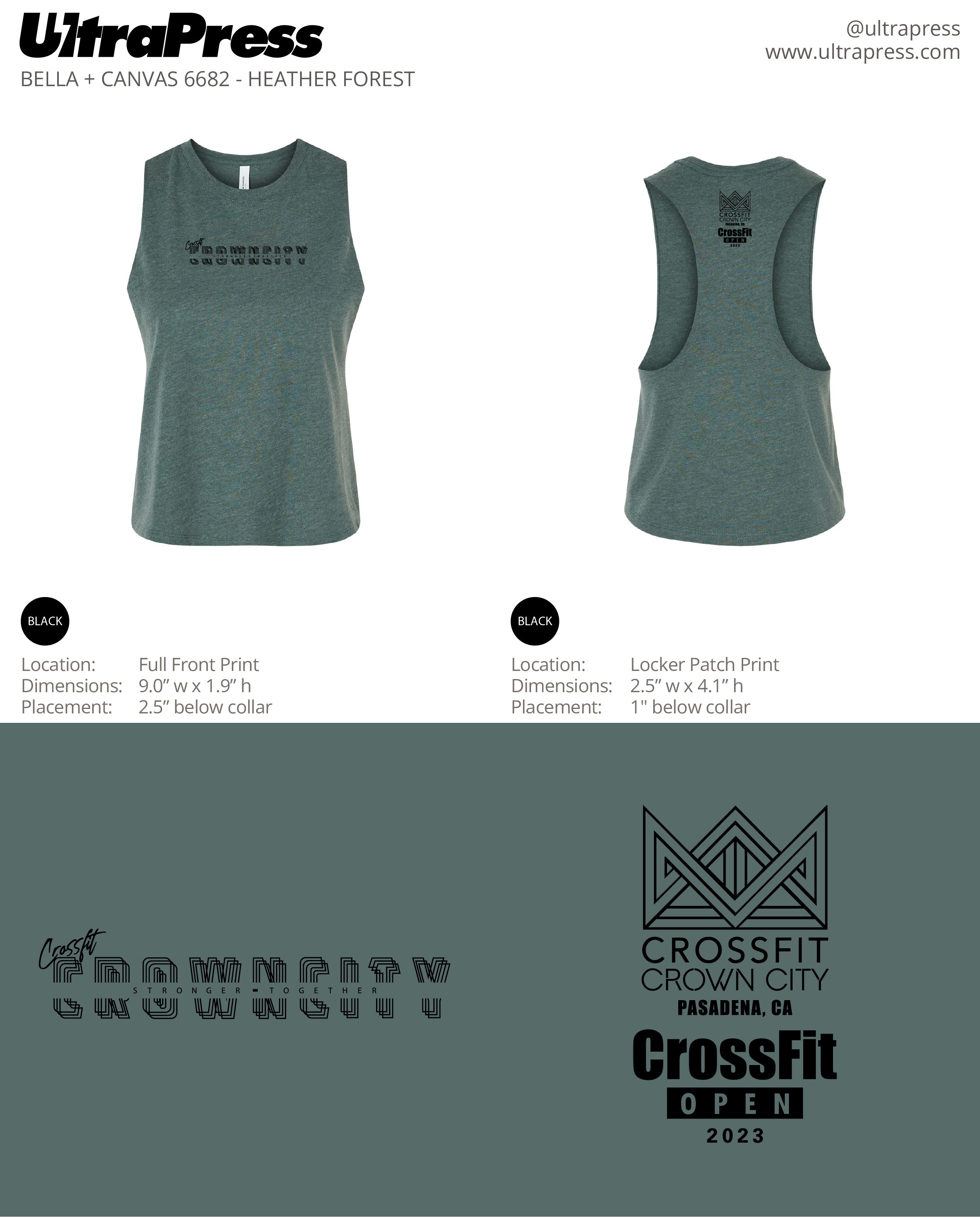 UP-SP-63622 Crossfit CrownCity 2023 48 Min Qty (Bulk)