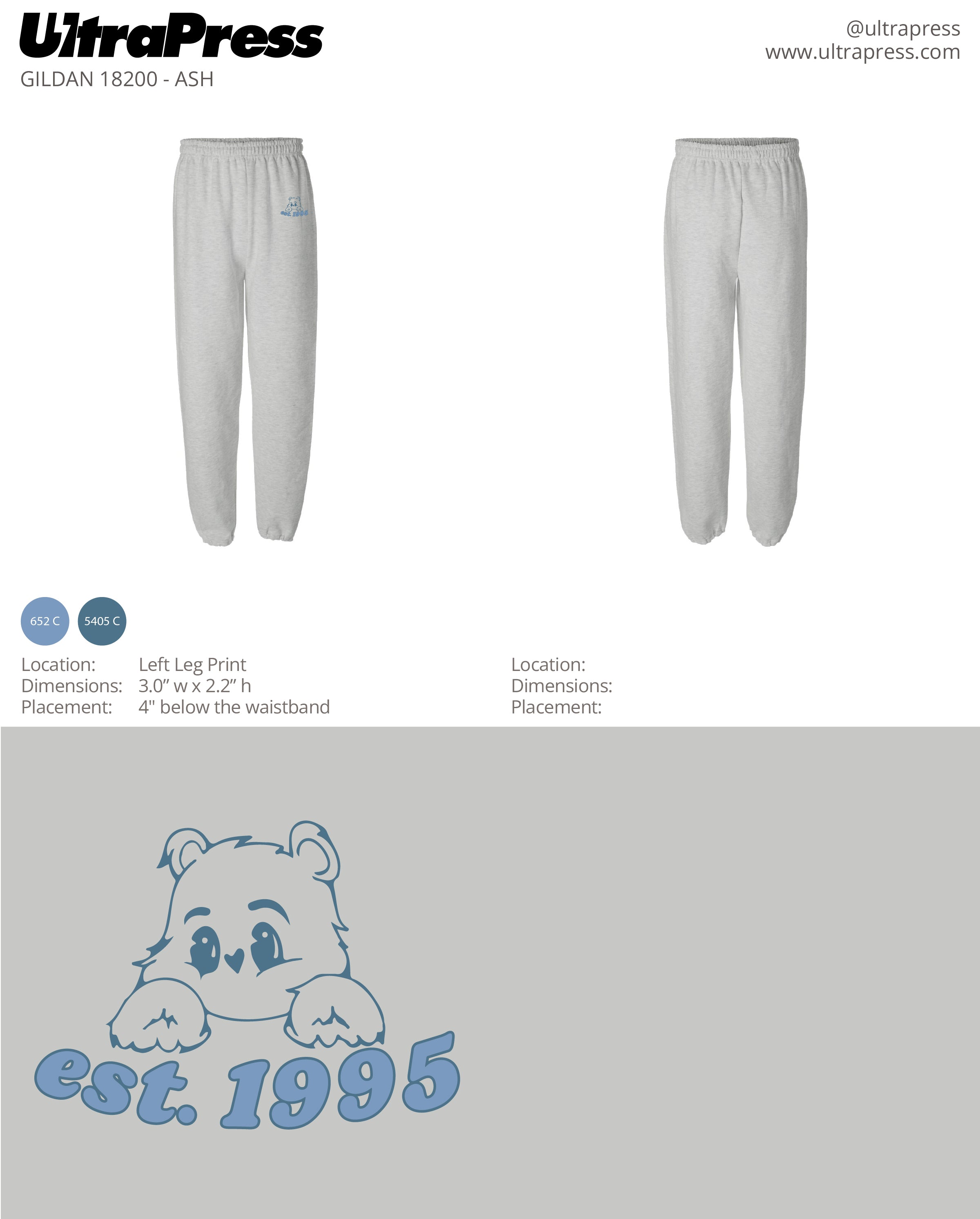 UP-SP-63655 NU's Kappa Phi Lambda Sweatpants 2023 48 Min Qty (Bulk)