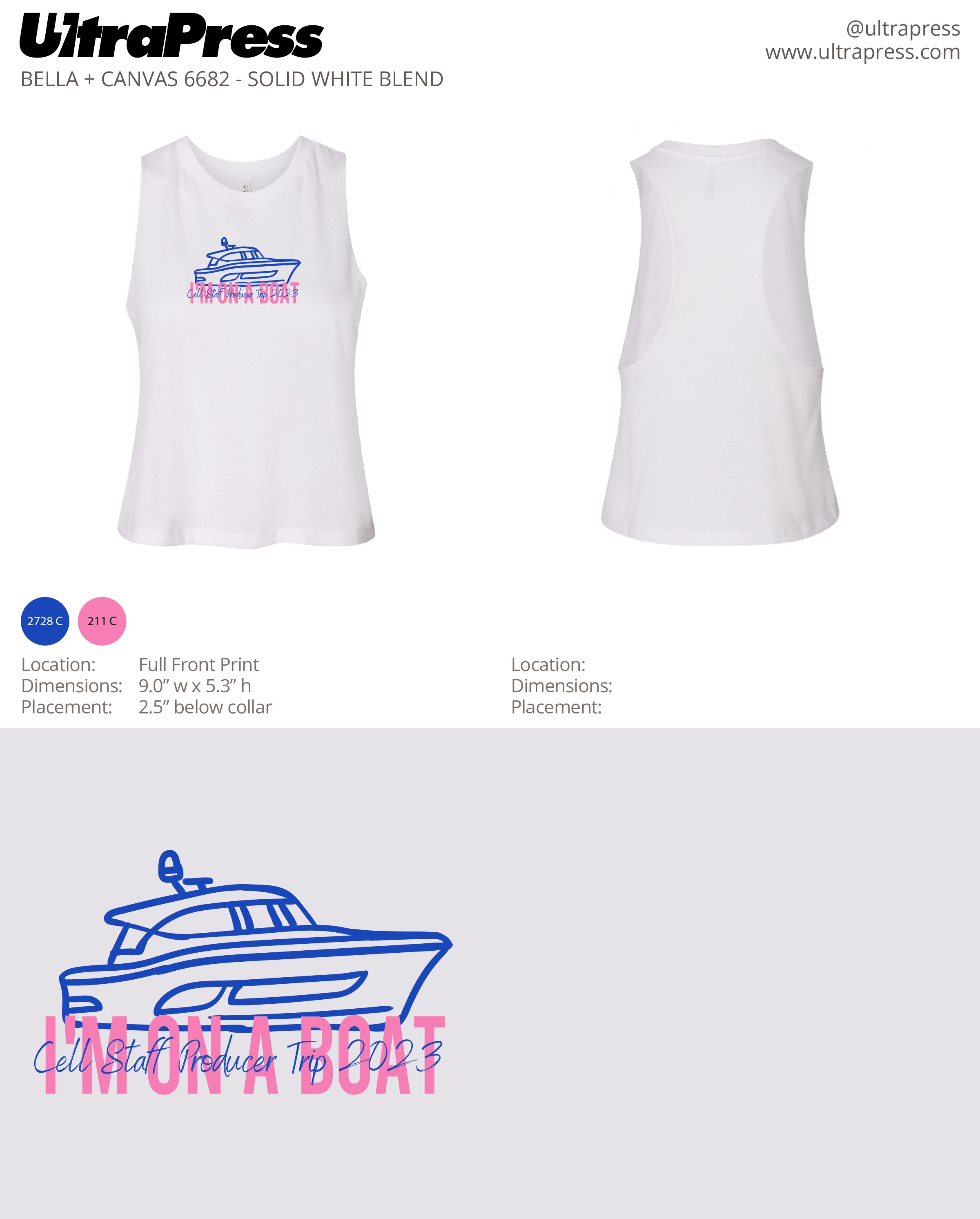 UP-SP-63684 CS I'm on a Boat 2023 48 Min Qty (Bulk)