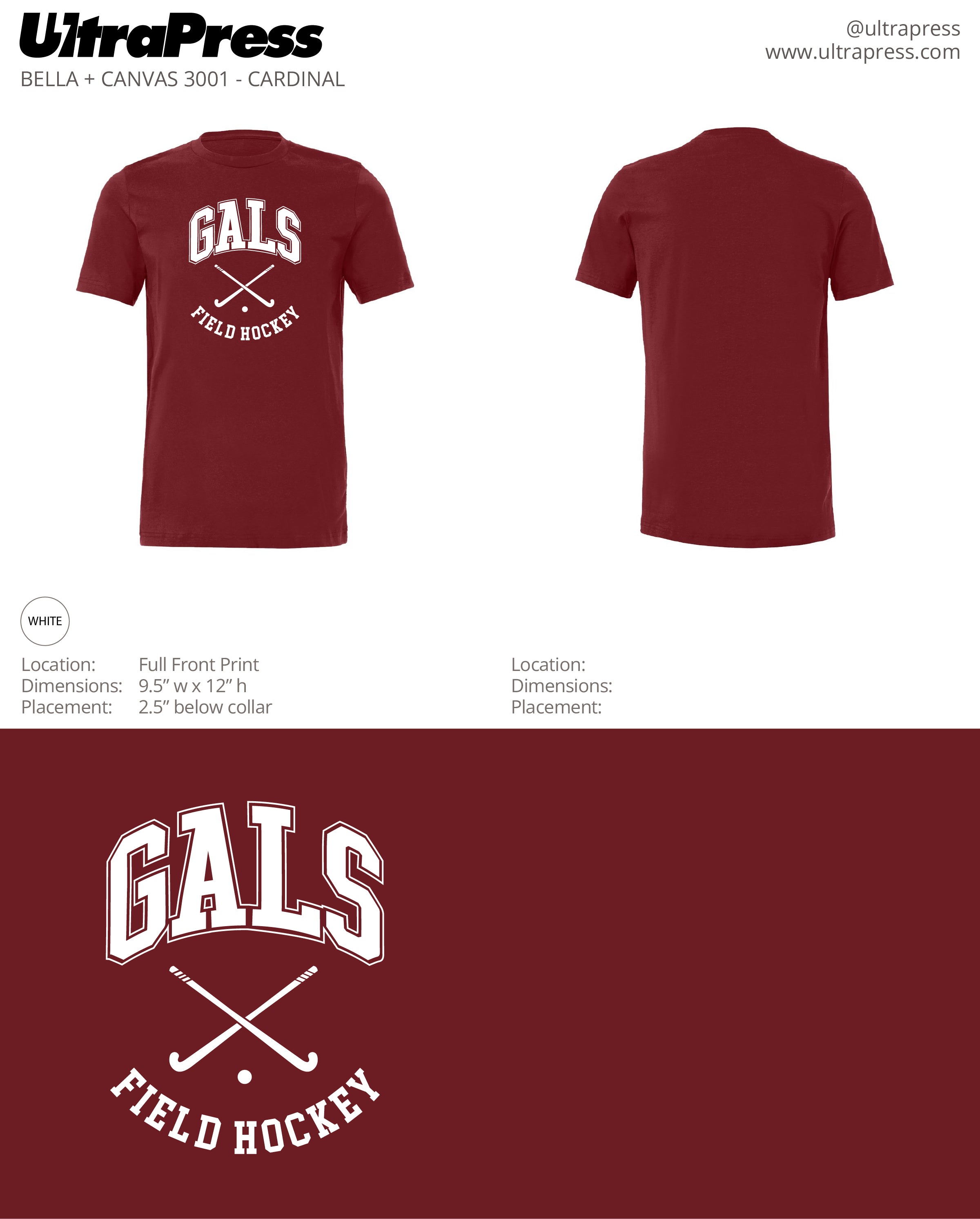 UP-SP-63774 GALS LA Field Hockey 12 Min Qty (Bulk)