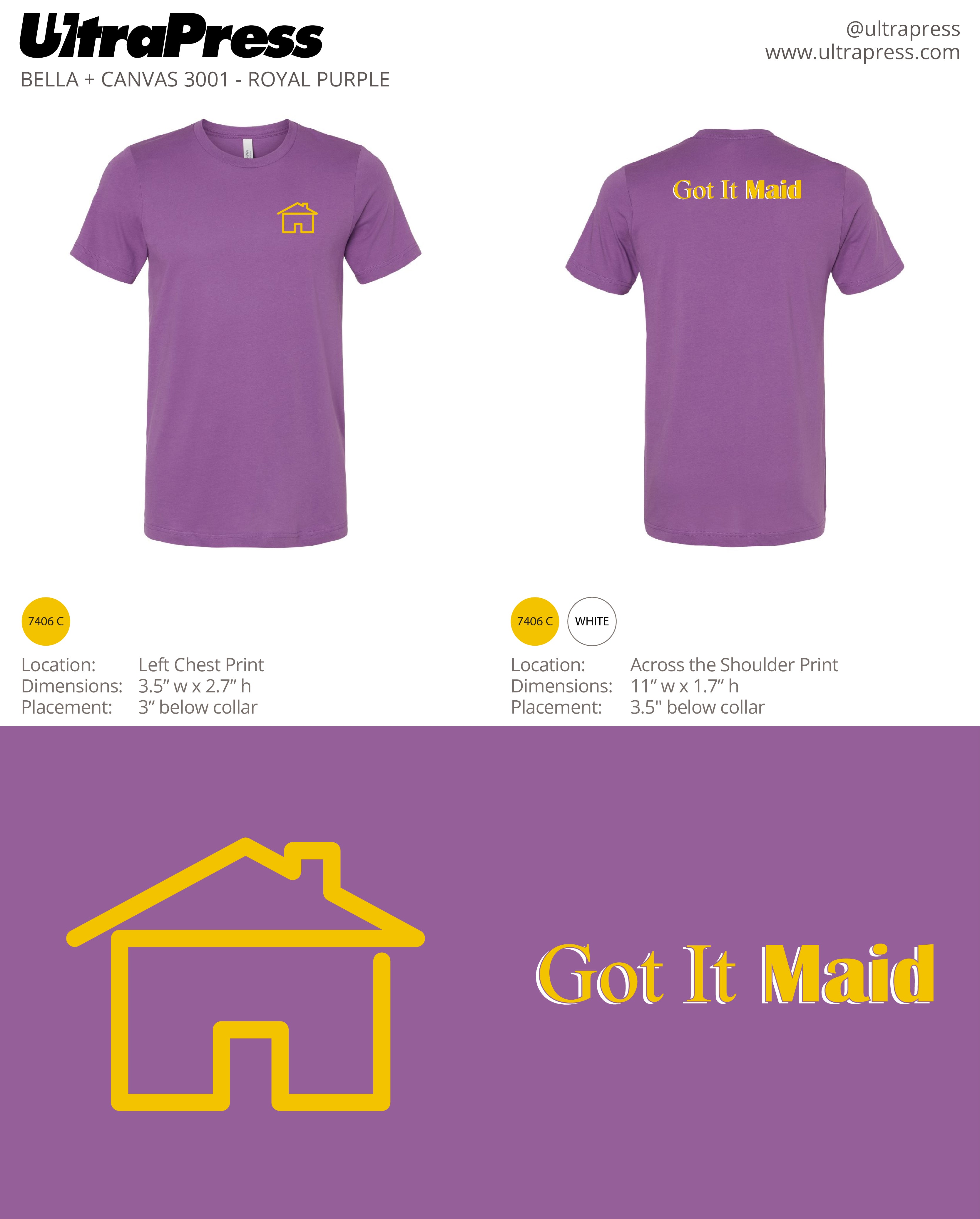 UP-SP-63835 Got It Maid (Yellow) 2023 24 Min Qty (Bulk)