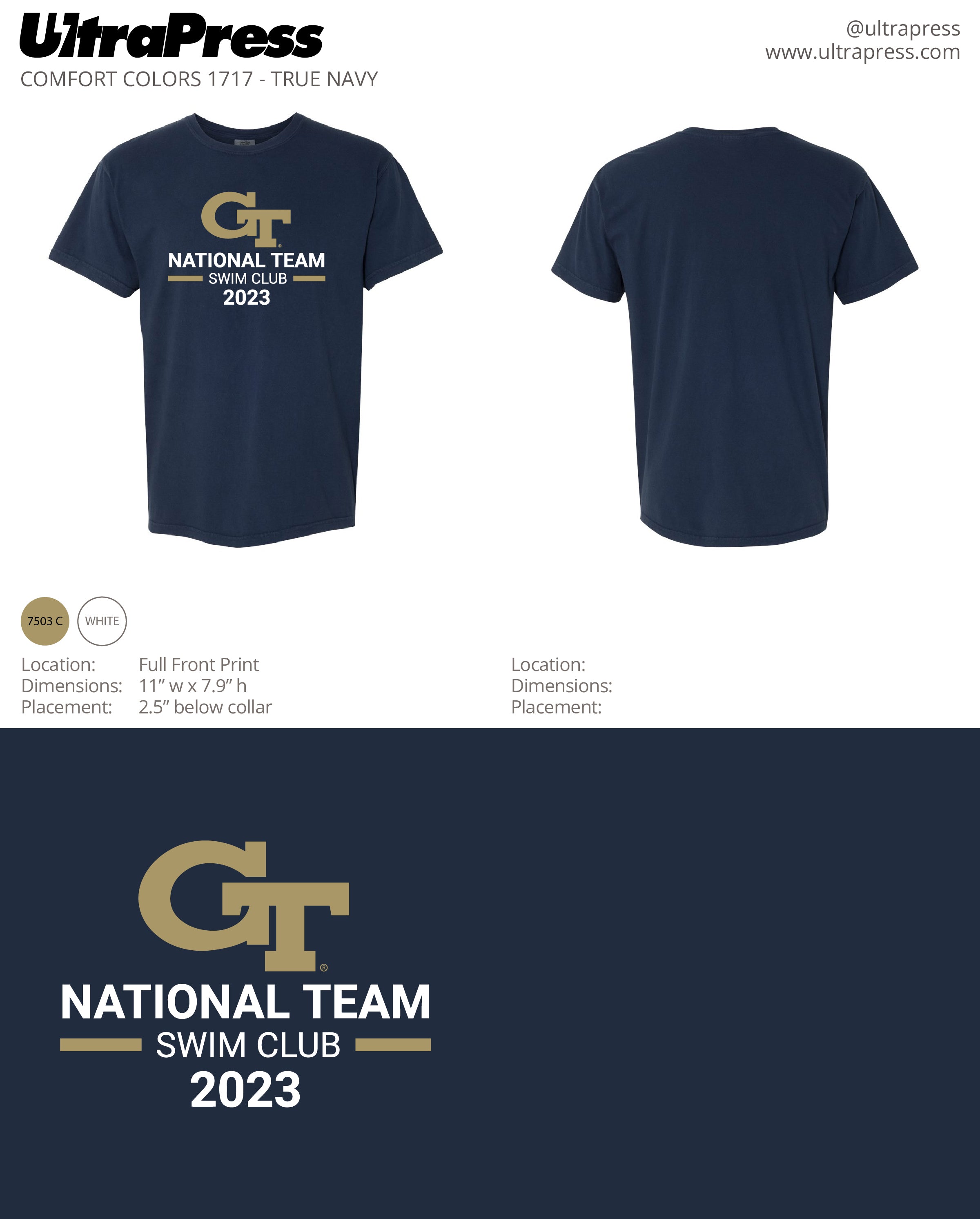 UP-SP-63850 National Team Swim Cub 2023 48 Min Qty (Bulk)