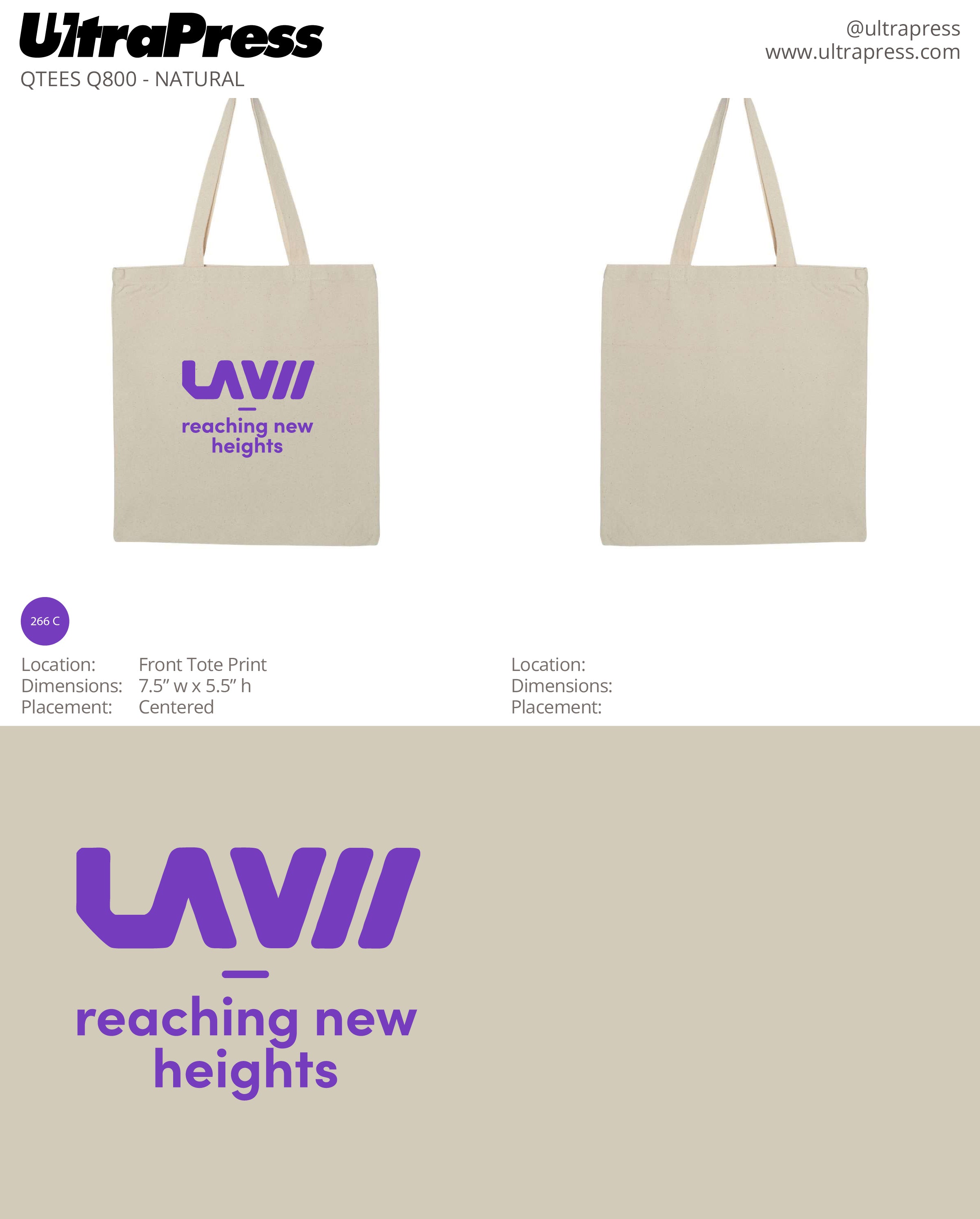 UP-SP-63857 Los Altos Hacks 2023 Tote Bag 450 Min Qty (BULK)