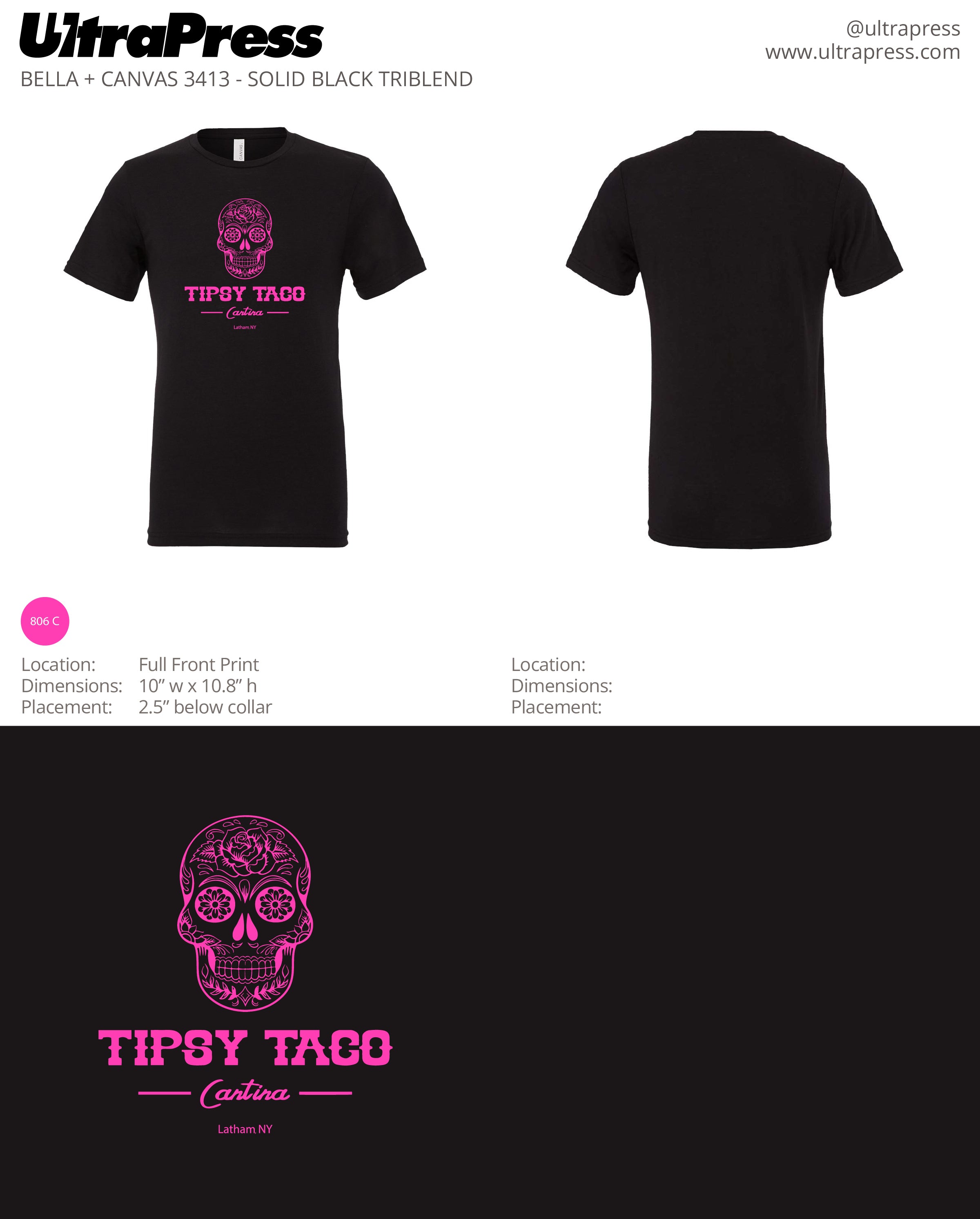 UP-SP-63887 Tipsy Taco Cantina 288 Min Qty (Bulk)
