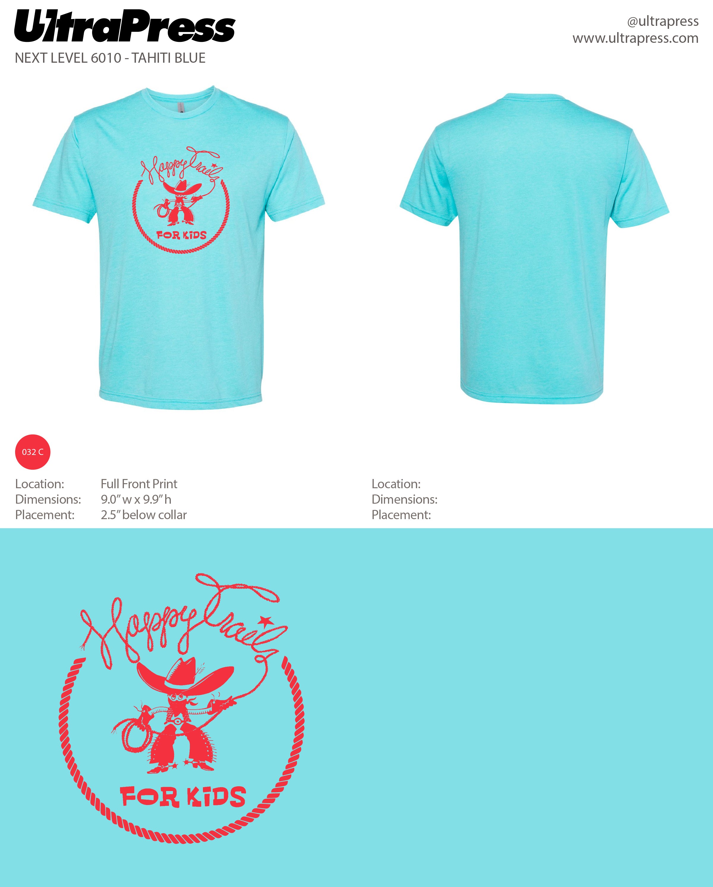 UP-SP-63955 Happy Trails Front Only 144 Min Qty (Bulk)