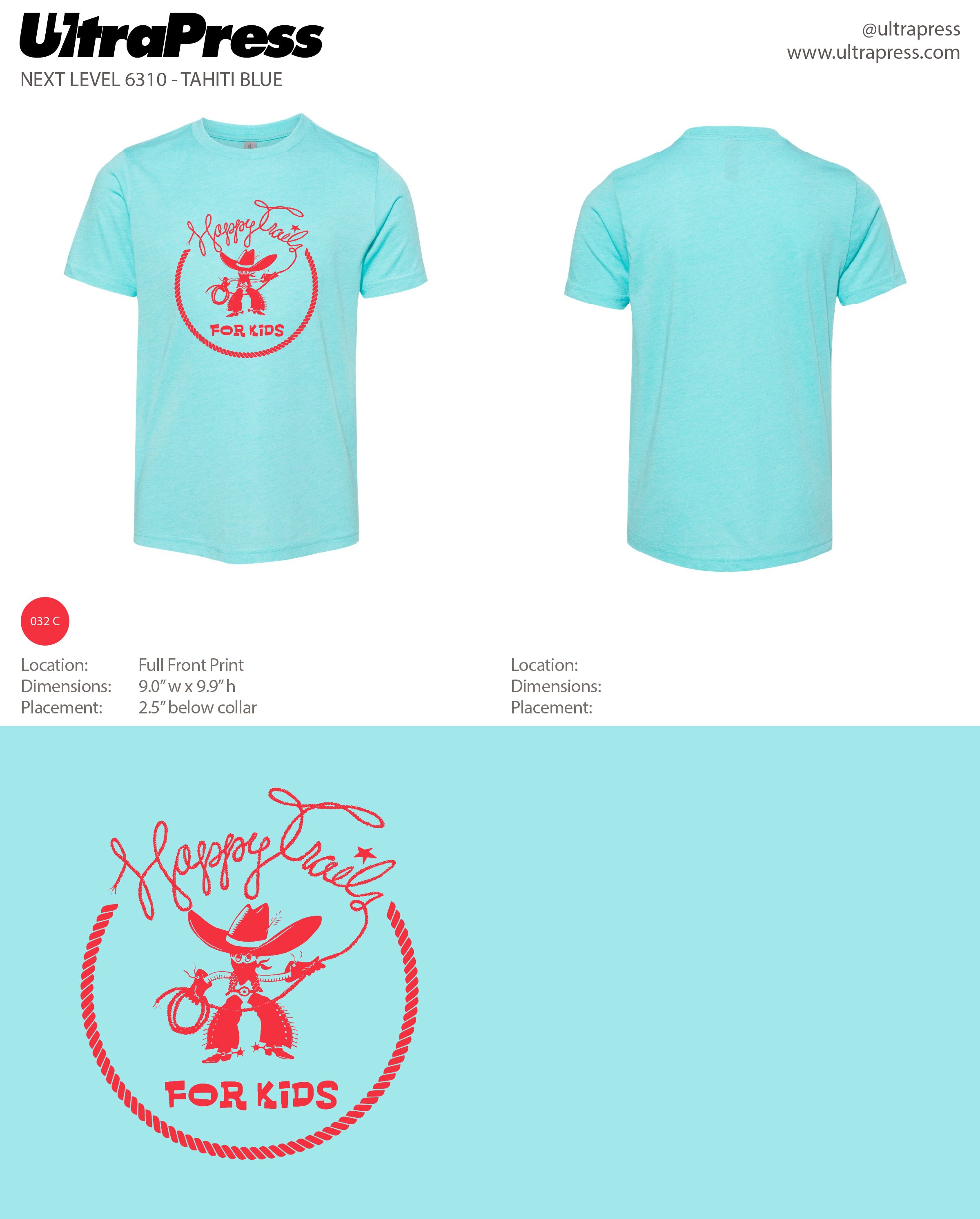 UP-SP-63955 Happy Trails Front Only 144 Min Qty (Bulk)