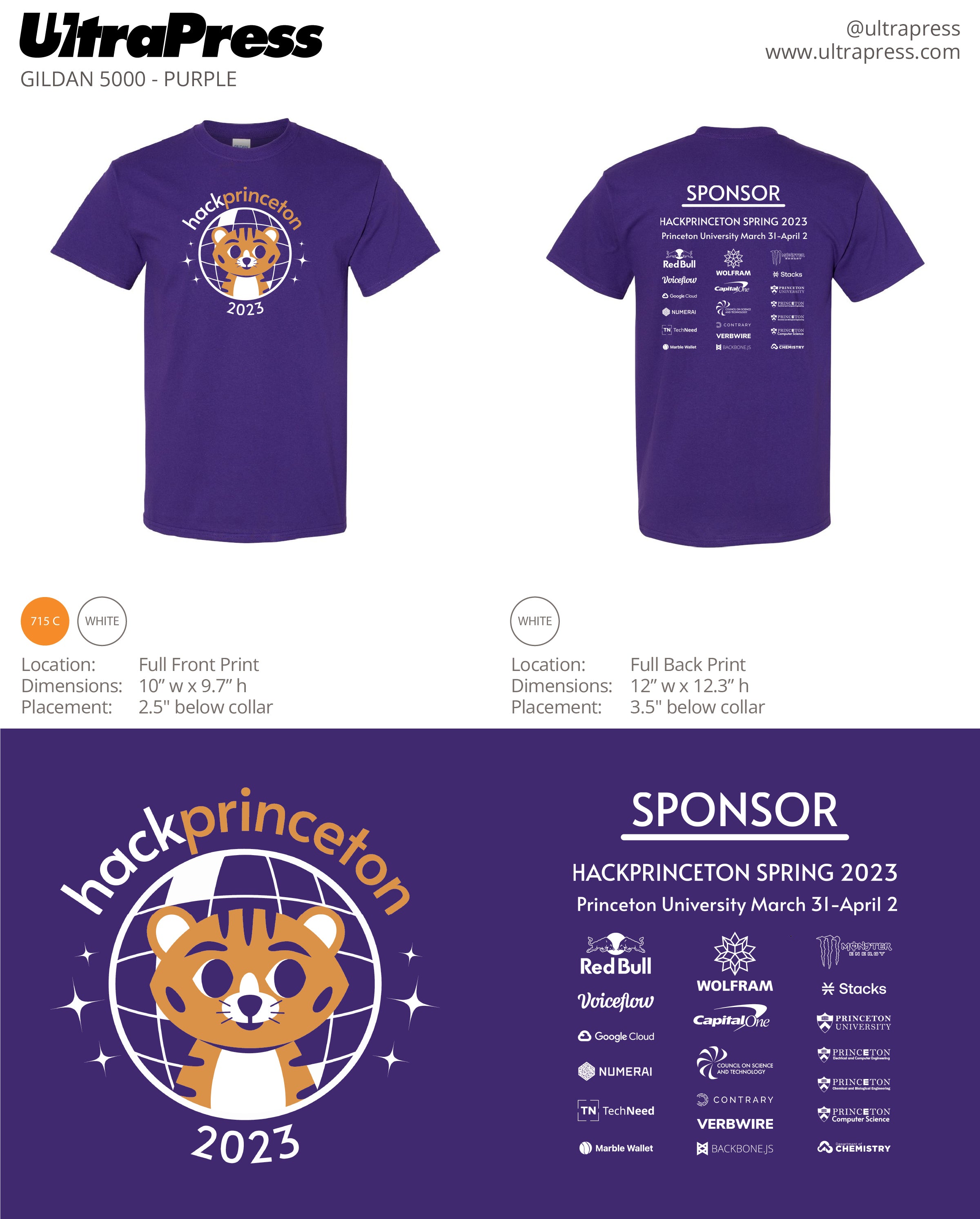 UP-SP-63994 HackPrinceton Spring 2023 400 Min Qty (Bulk)