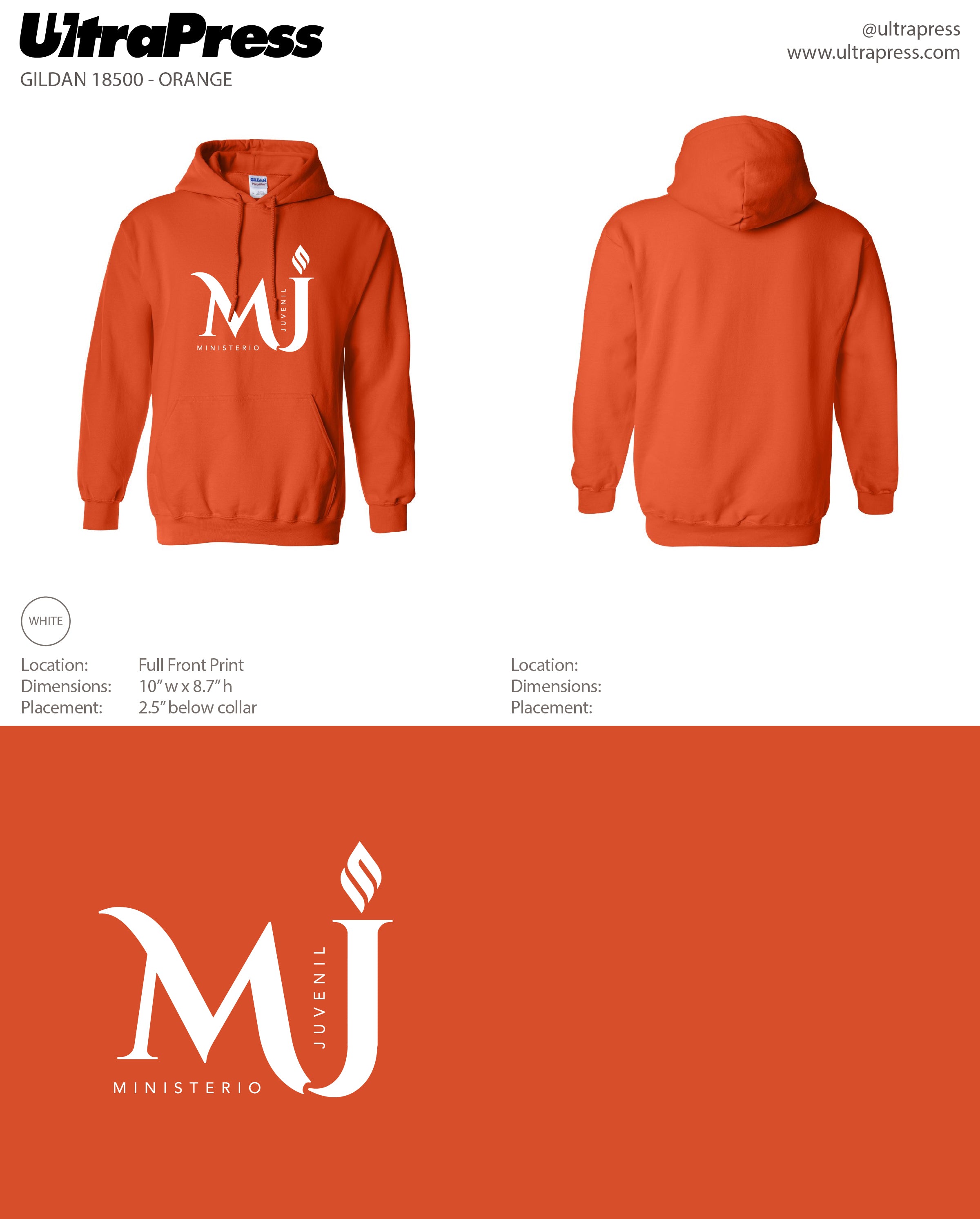 UP-SP-64294 FSJ MJ Hoodies 24 Min Qty (Bulk)