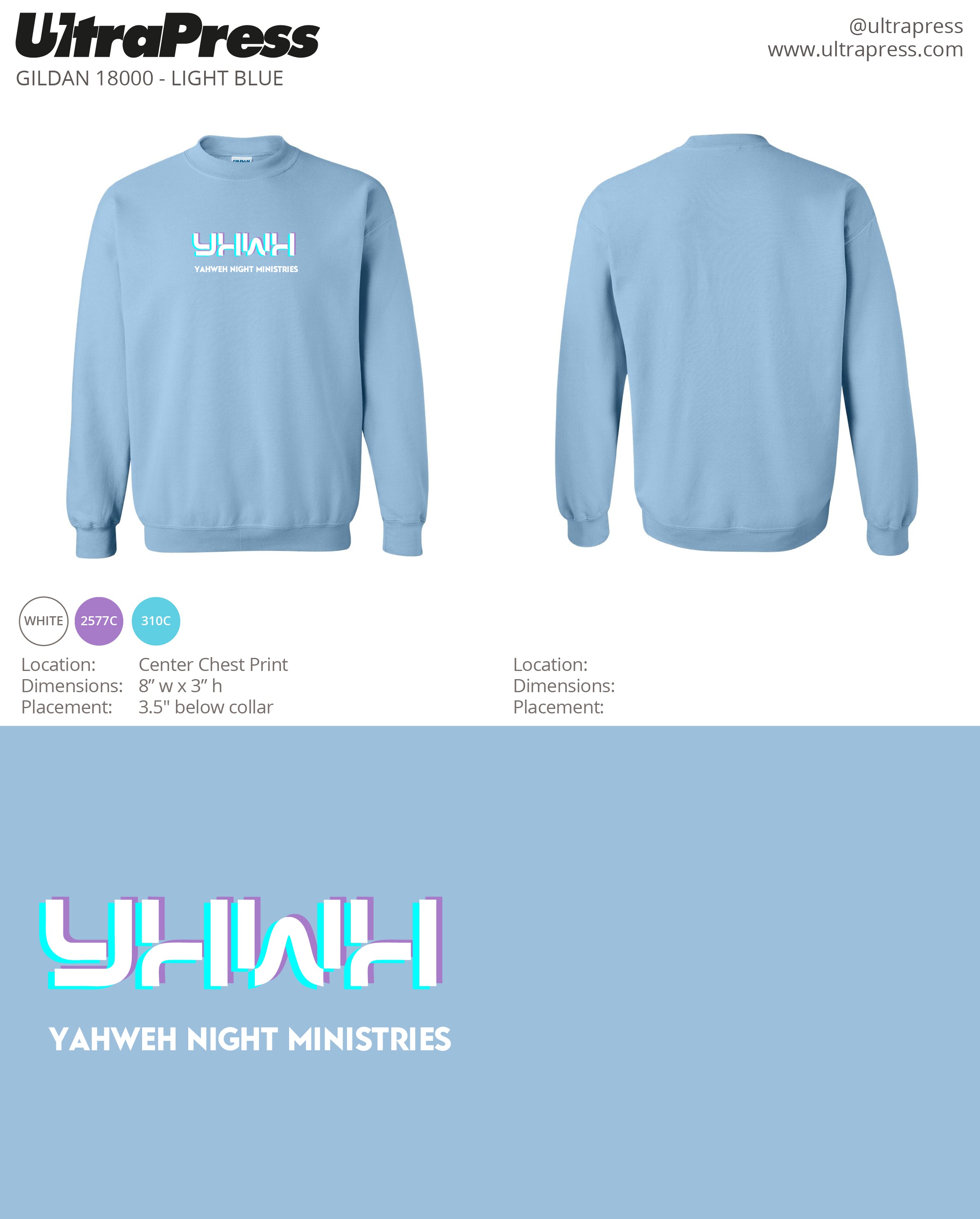 UP-YWNM-60407 Yahweh Night Ministries 24 Min Qty (Bulk)