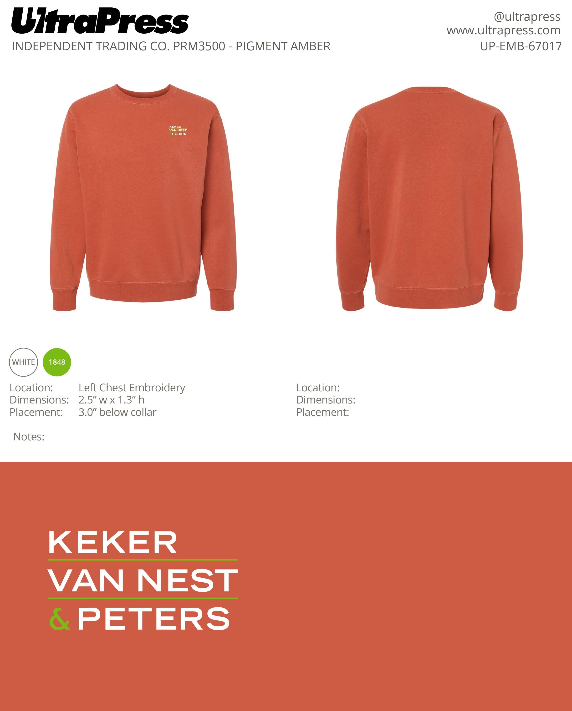 UP-EMB-67017 Keker Van Nest & Peters 2024 - Anh Van 144 Min Qty (Bulk)