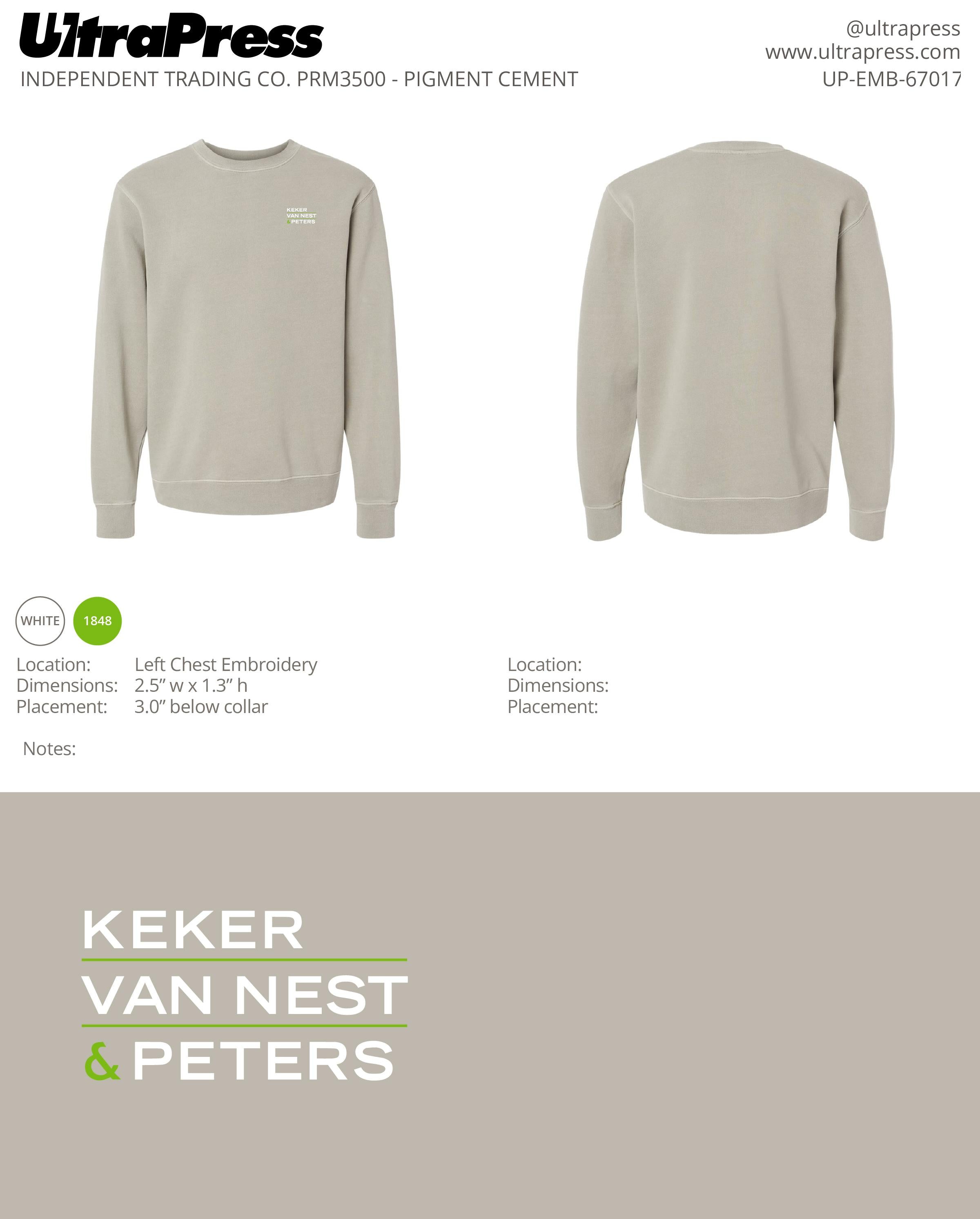 UP-EMB-67017 Keker Van Nest & Peters 2024 - Anh Van 144 Min Qty (Bulk)