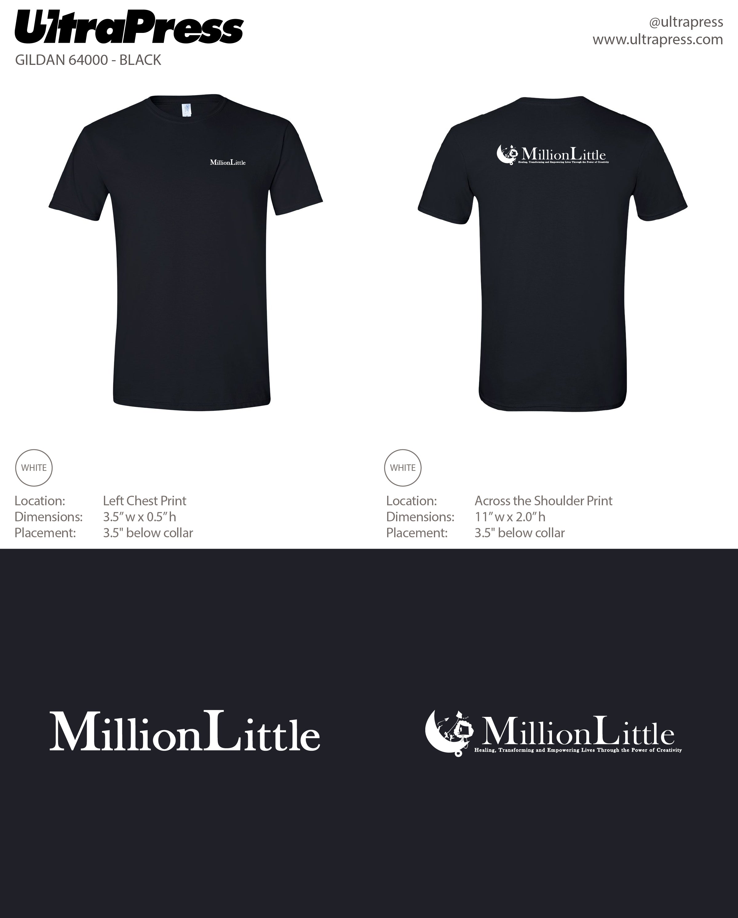 UP-SP-64927 Million Little Logo 48 Min Qty (Bulk)