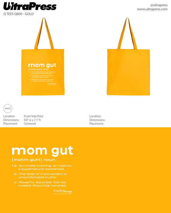 UP-SP-65521 Simply Therapy Mom Gut Tote Bag 2023 24 Min Qty (Bulk)