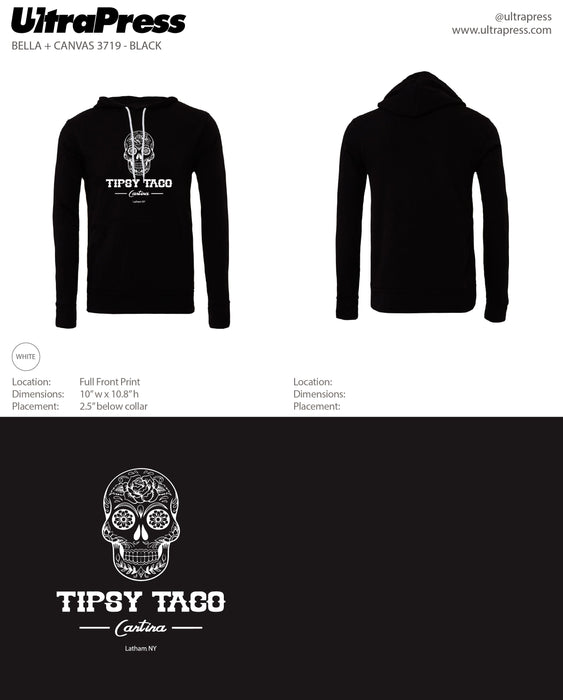 UP-SP-65716 Tipsy Taco Hoodies Dec 2023 24 Min Qty (Bulk)