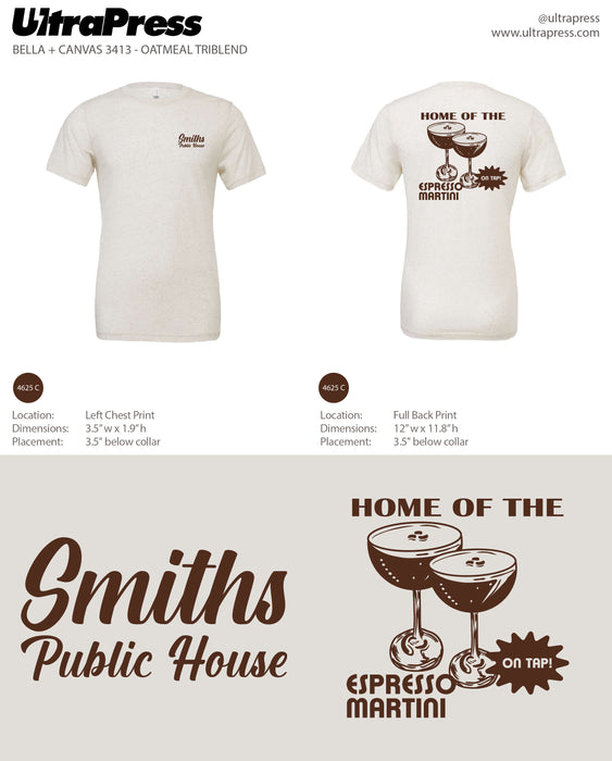 UP-SP-66290 Smiths Public House Home of the Espresso Martini 2024 144 Min Qty (Bulk)