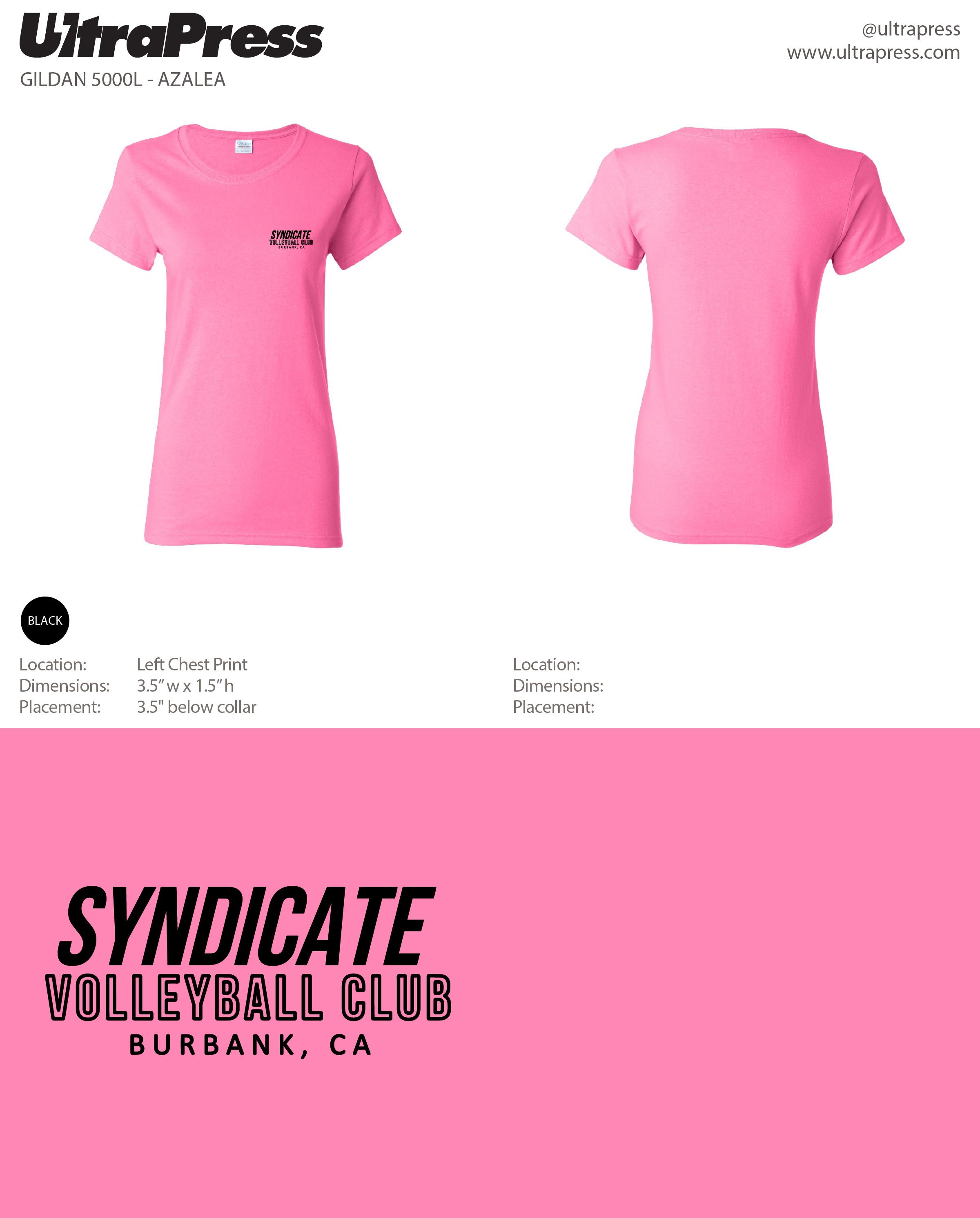 UP-SP-66855 Syndicate Volleyball Club 100 Min Qty (Bulk)