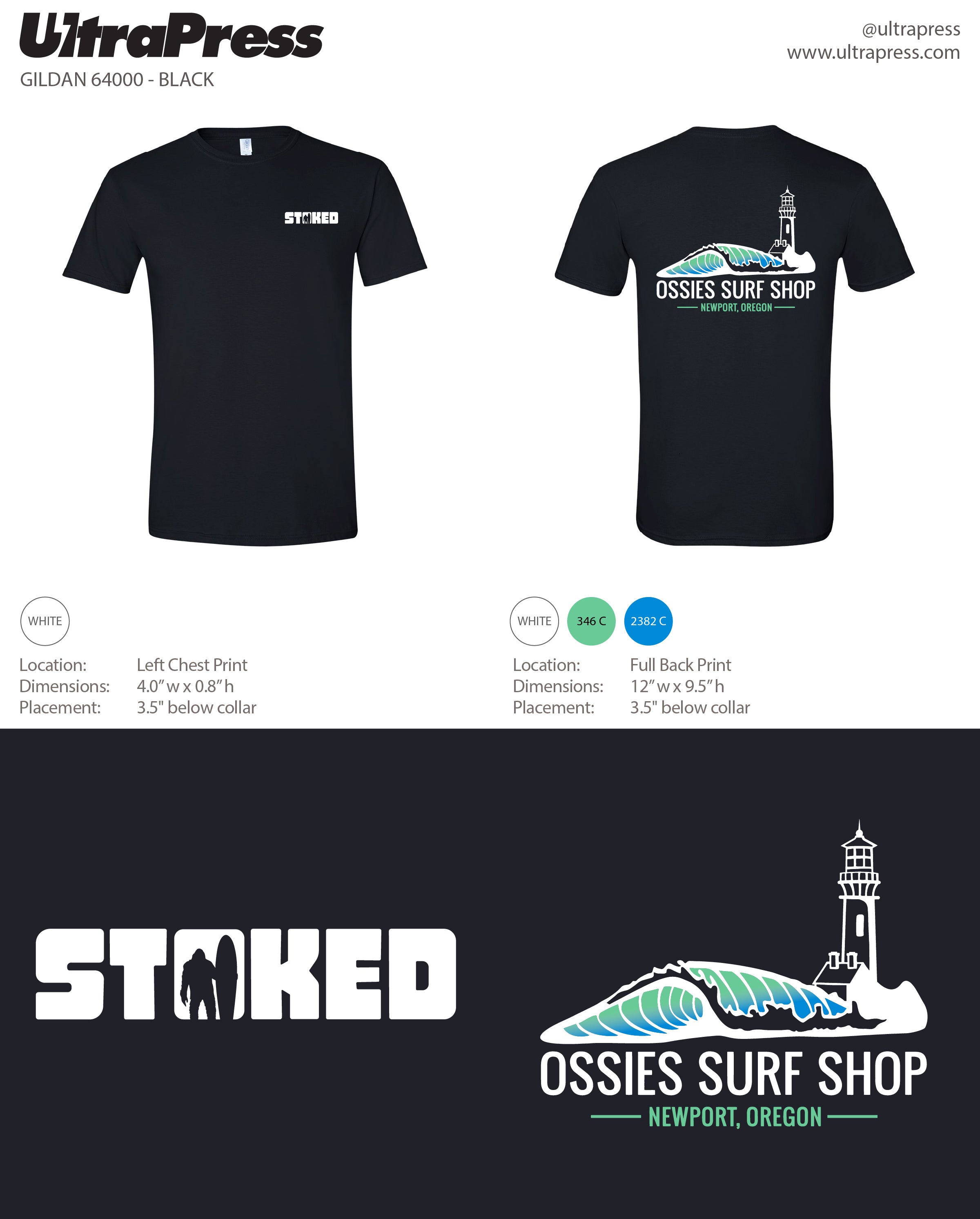 UP-SP-67044 Ossies Surf Shop Lighthouse - Daniel Hasselschwert 100 Min Qty (Bulk)
