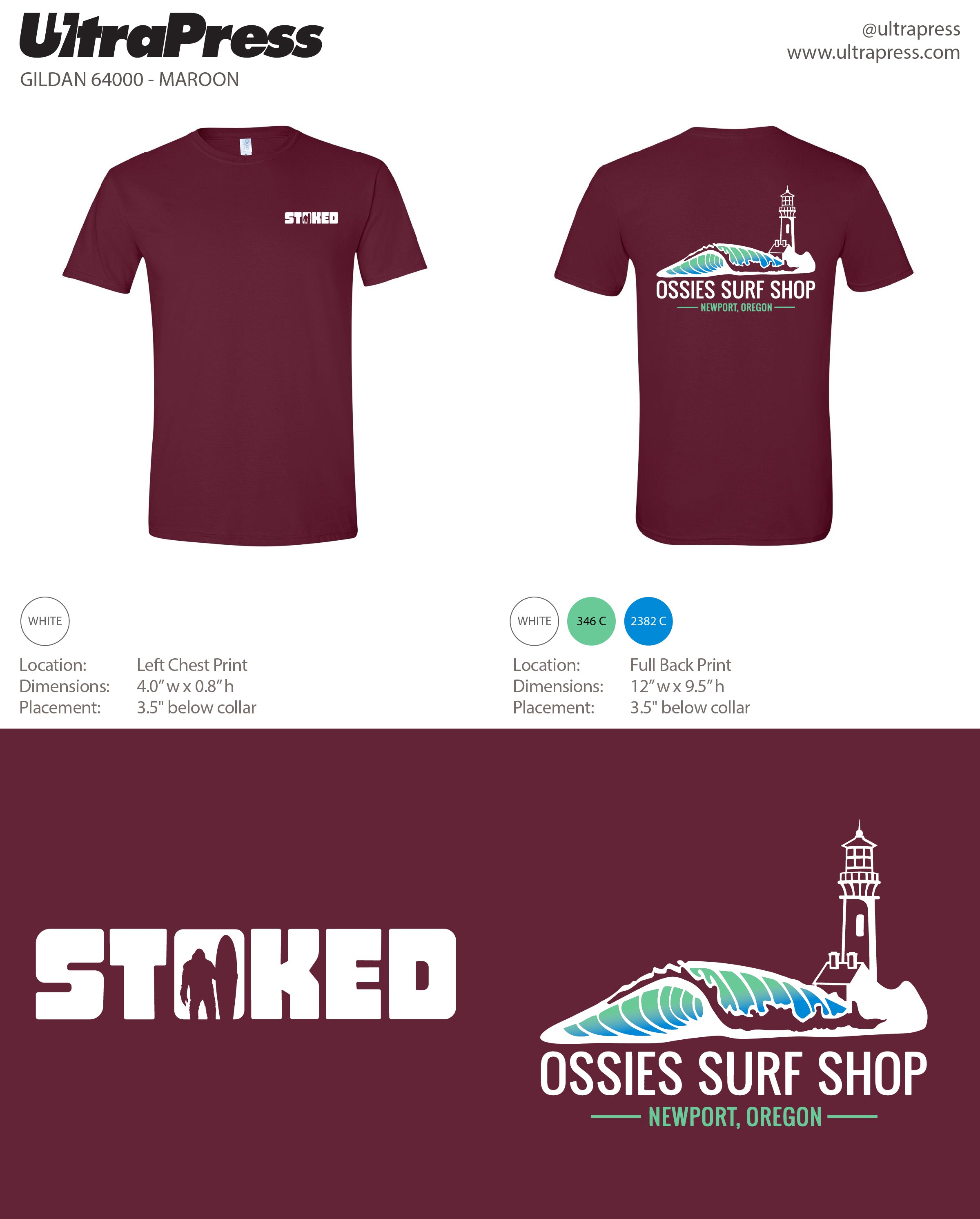 UP-SP-67044 Ossies Surf Shop Lighthouse - Daniel Hasselschwert 100 Min Qty (Bulk)