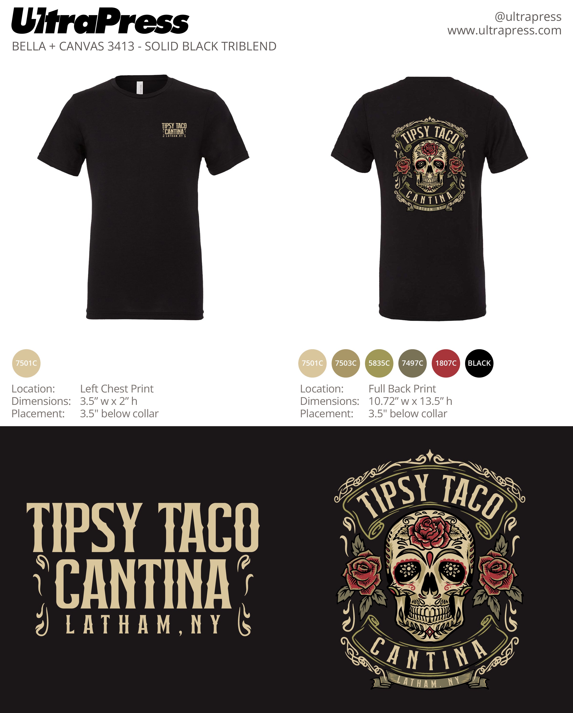 UP-SP-67059 Colorful Tipsy Taco Cantina 2024 72 Min Qty (Bulk)