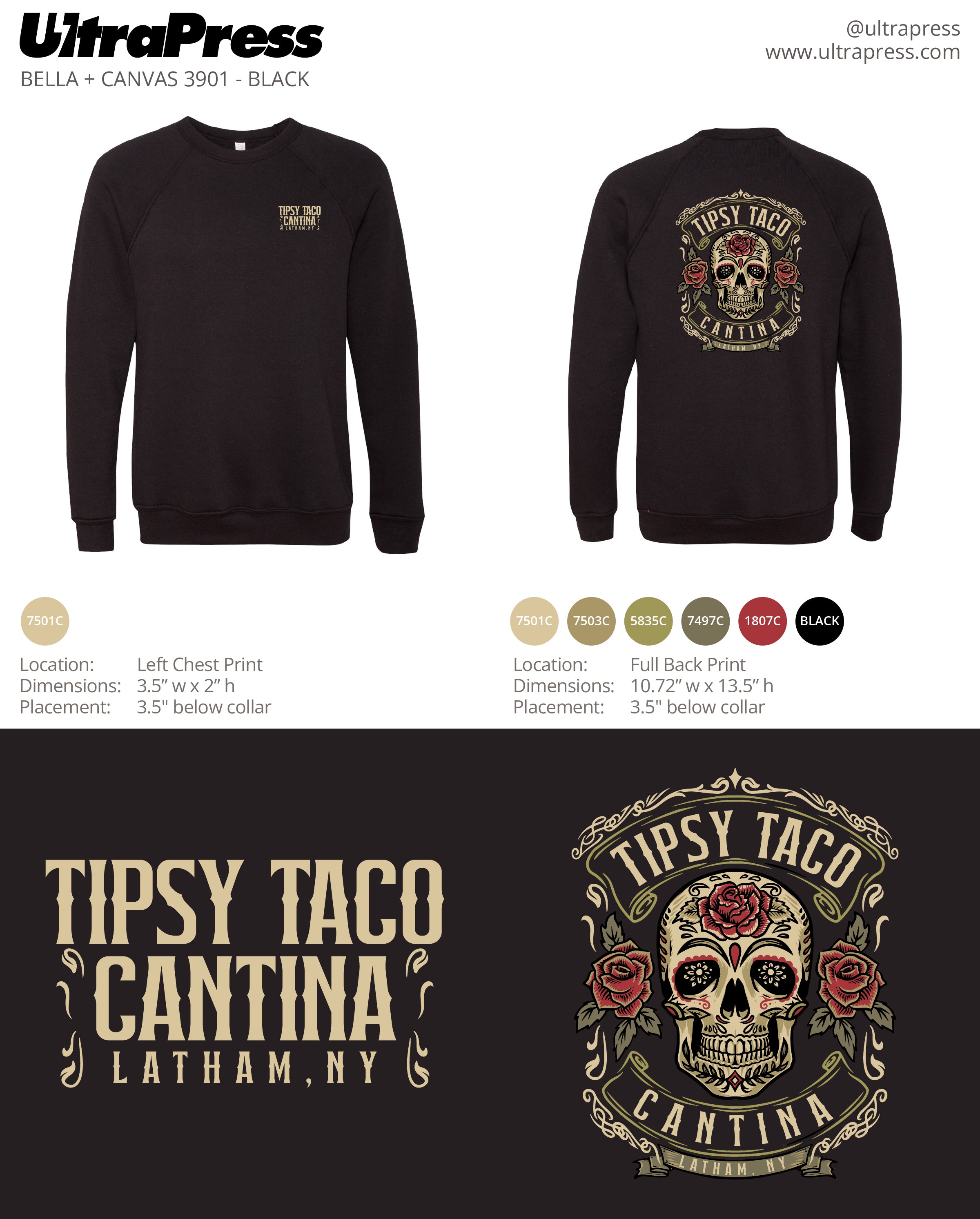 UP-SP-67059 Colorful Tipsy Taco Cantina 2024 72 Min Qty (Bulk)