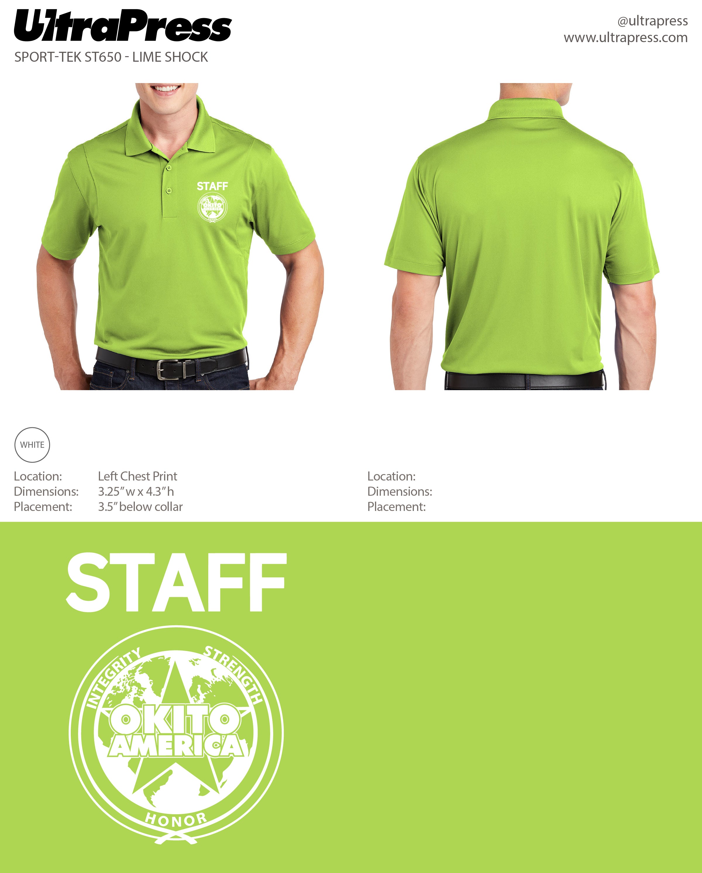 UP-SP-67276 Okito Summer Camp Adult Polos - 24 Min Qty (Bulk)