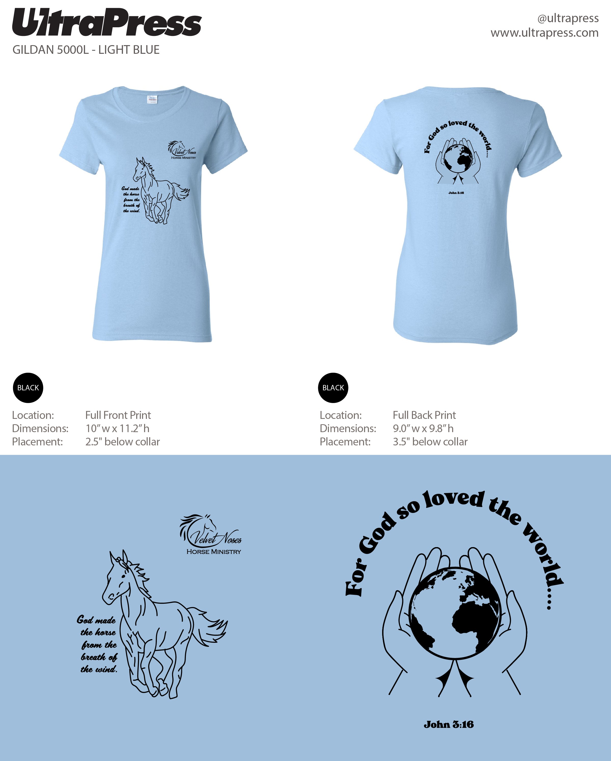 UP-SP-67351 Velvet Noses Horse Ministry 2024 - 24 Min Qty (BULK)