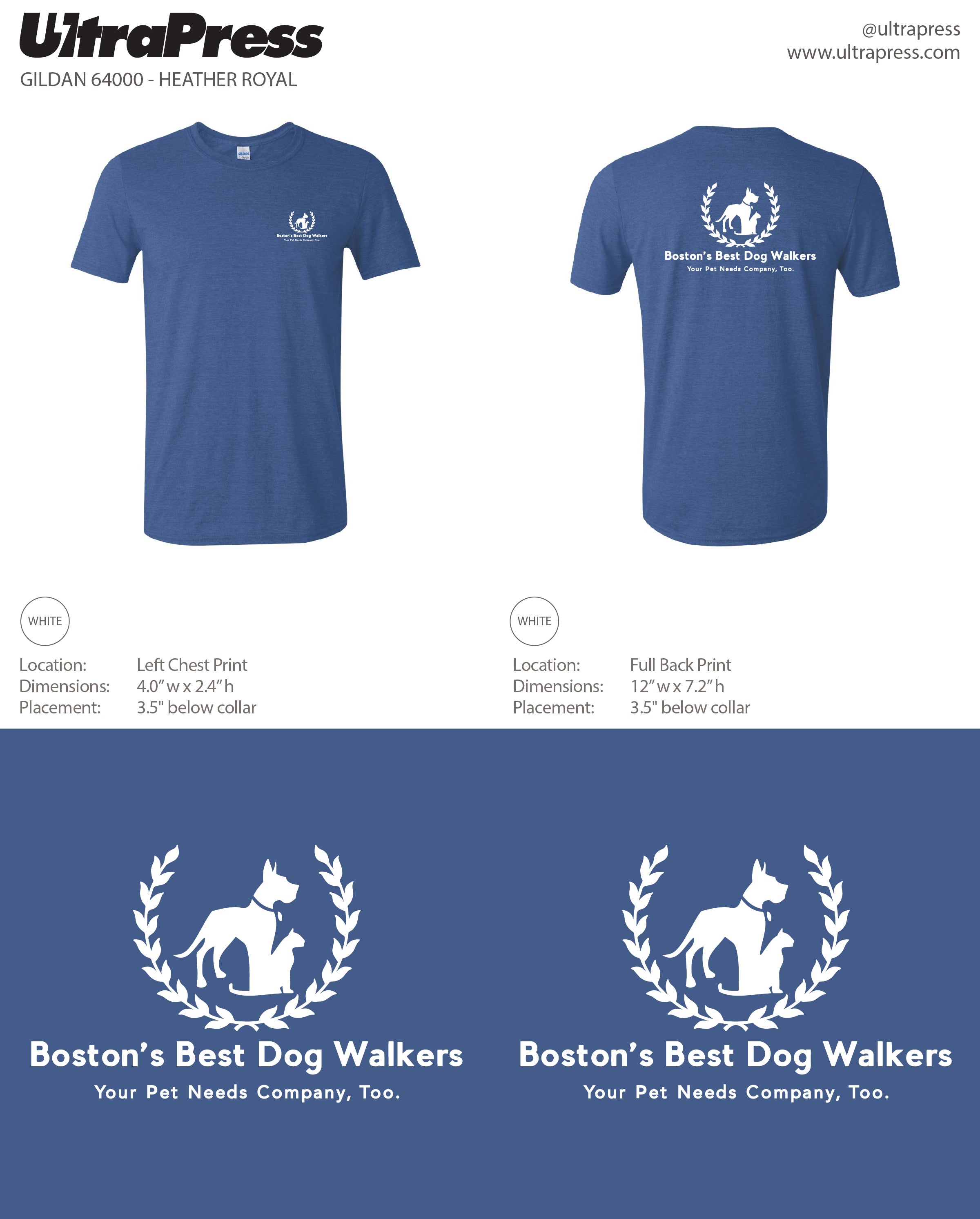 UP-SP-67498 Boston's Best Dog Walkers - Aaron Seamans 100 Min Qty (Bulk)