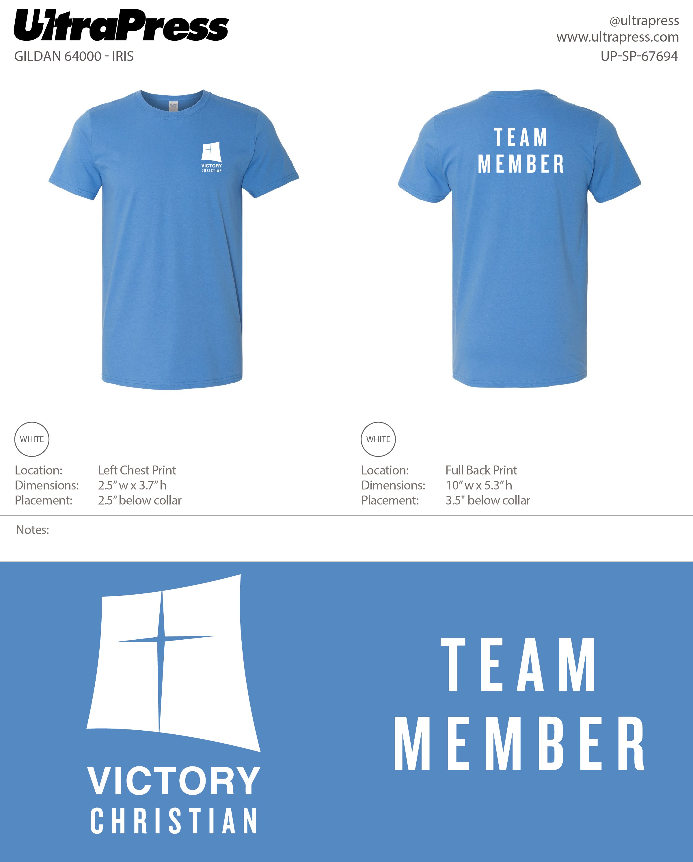 UP-SP-67694 Victory Christian - Lindsey Pyle - 100 Min Qty (BULK)