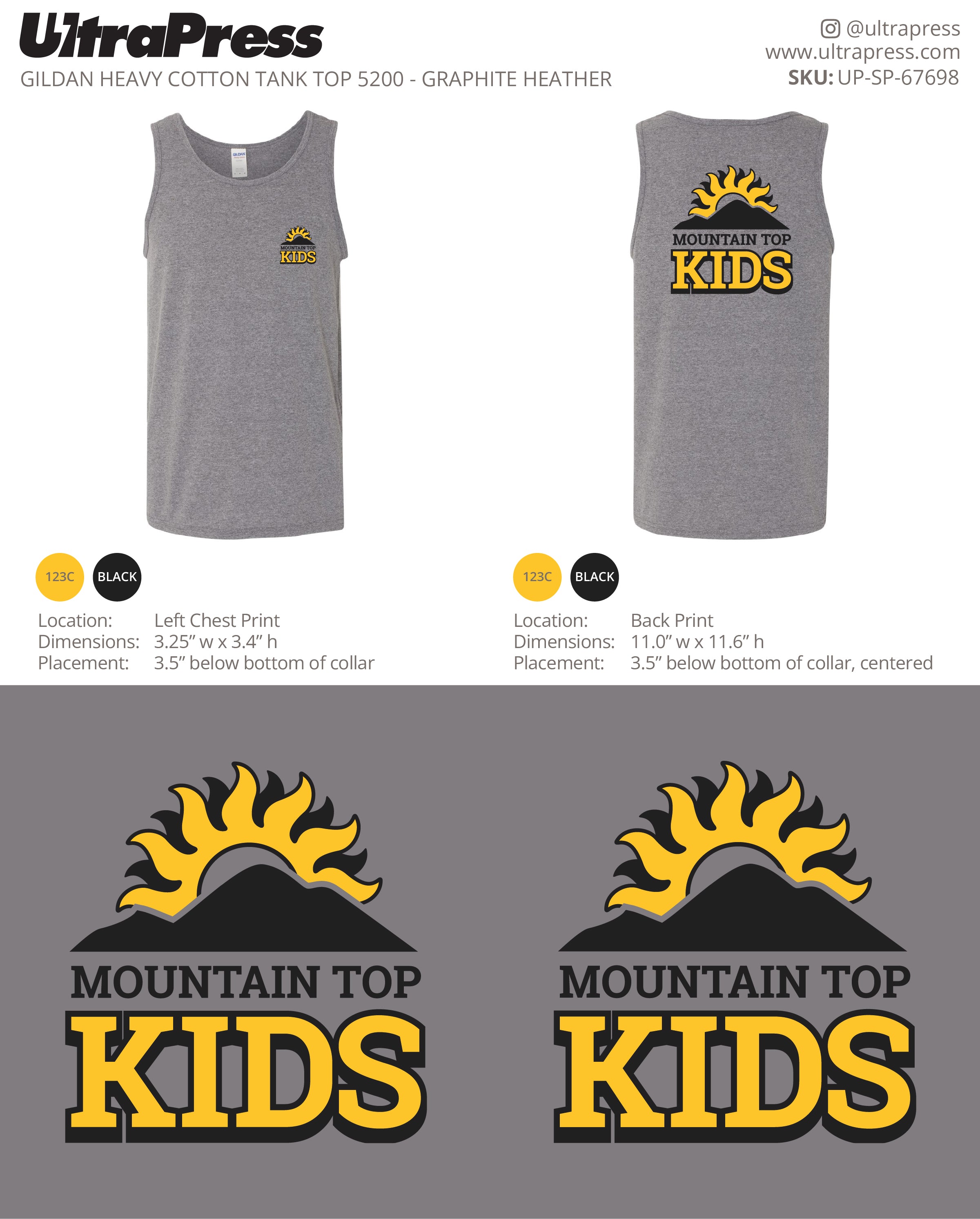 UP-SP-67698 Mountain Top (ADULT TANK) - Victoria Kochanski 72 Min Qty (Bulk)