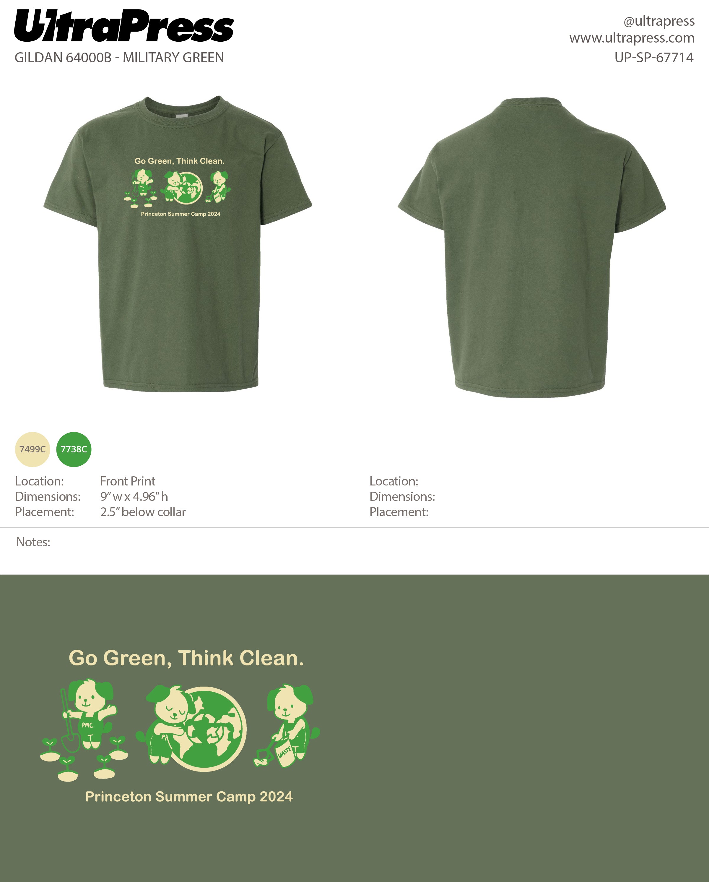 UP-SP-67714 Princeton Summer Camp 2024 100 Min Qty (Bulk)