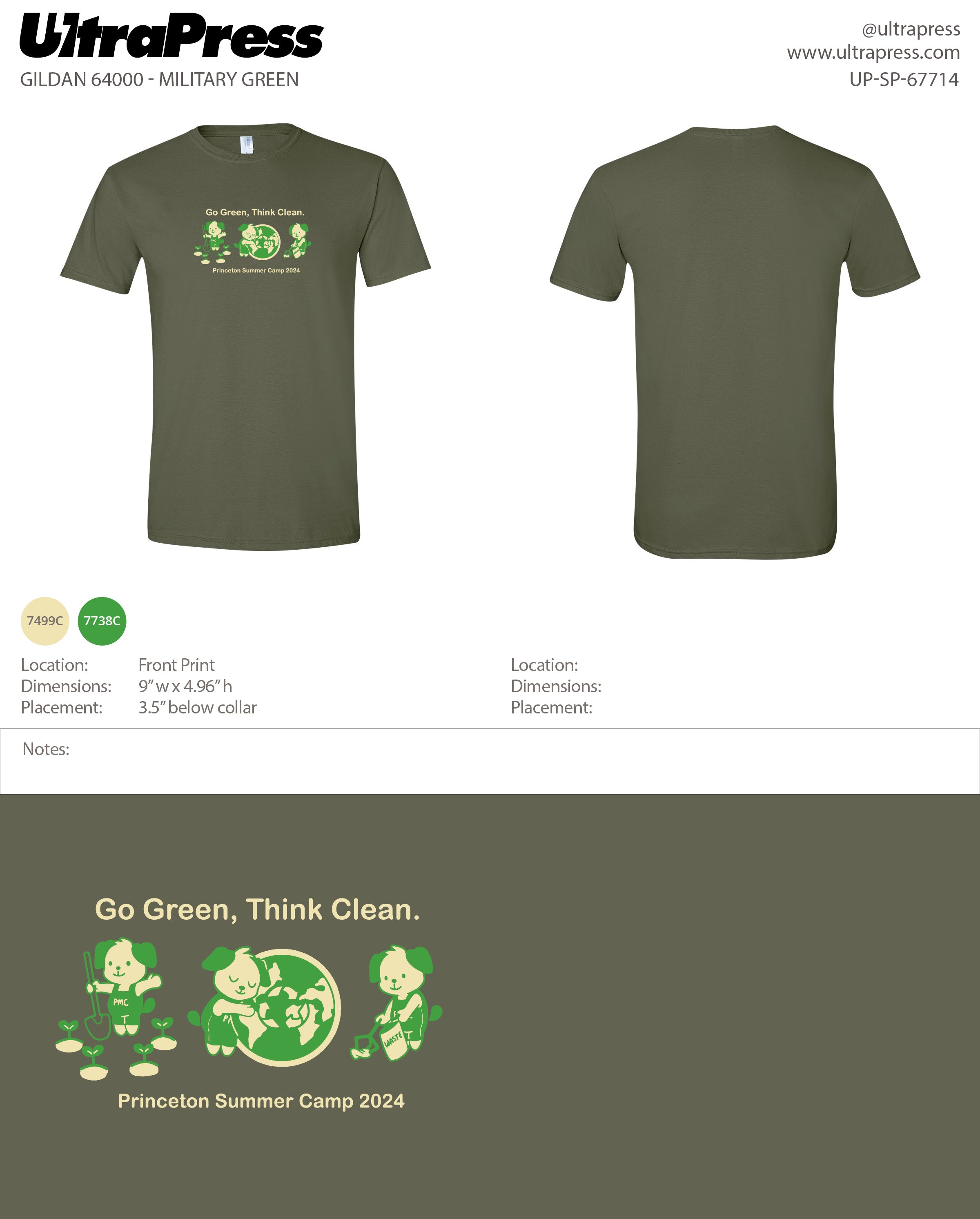 UP-SP-67714 Princeton Summer Camp 2024 100 Min Qty (Bulk)