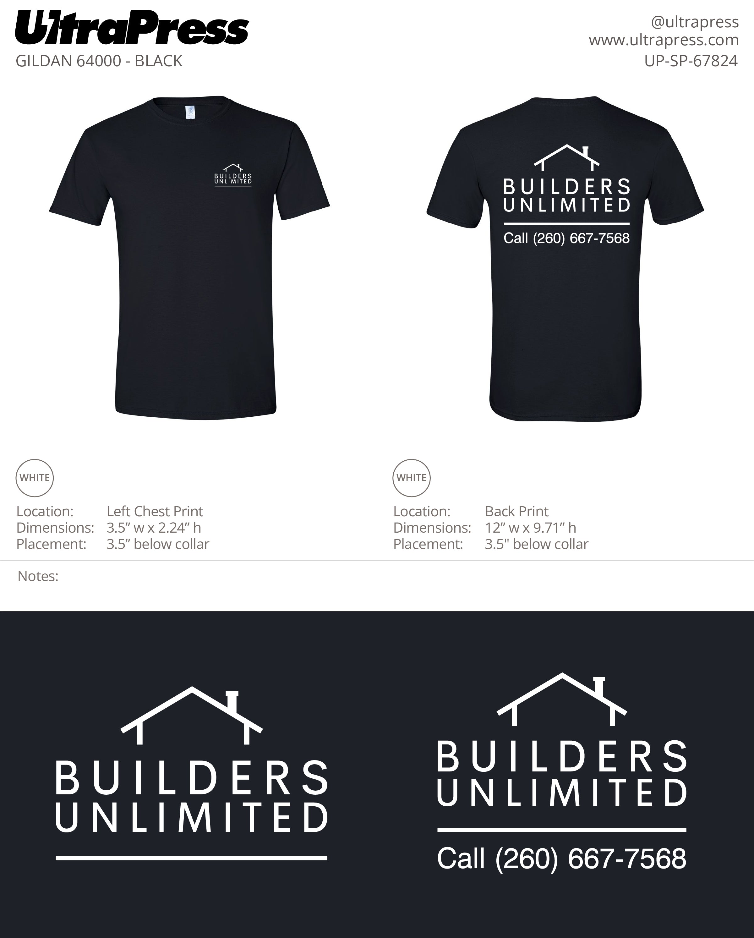 UP-SP-67824 Builders Unlimited - Paul Maust 100 Min Qty (Bulk)