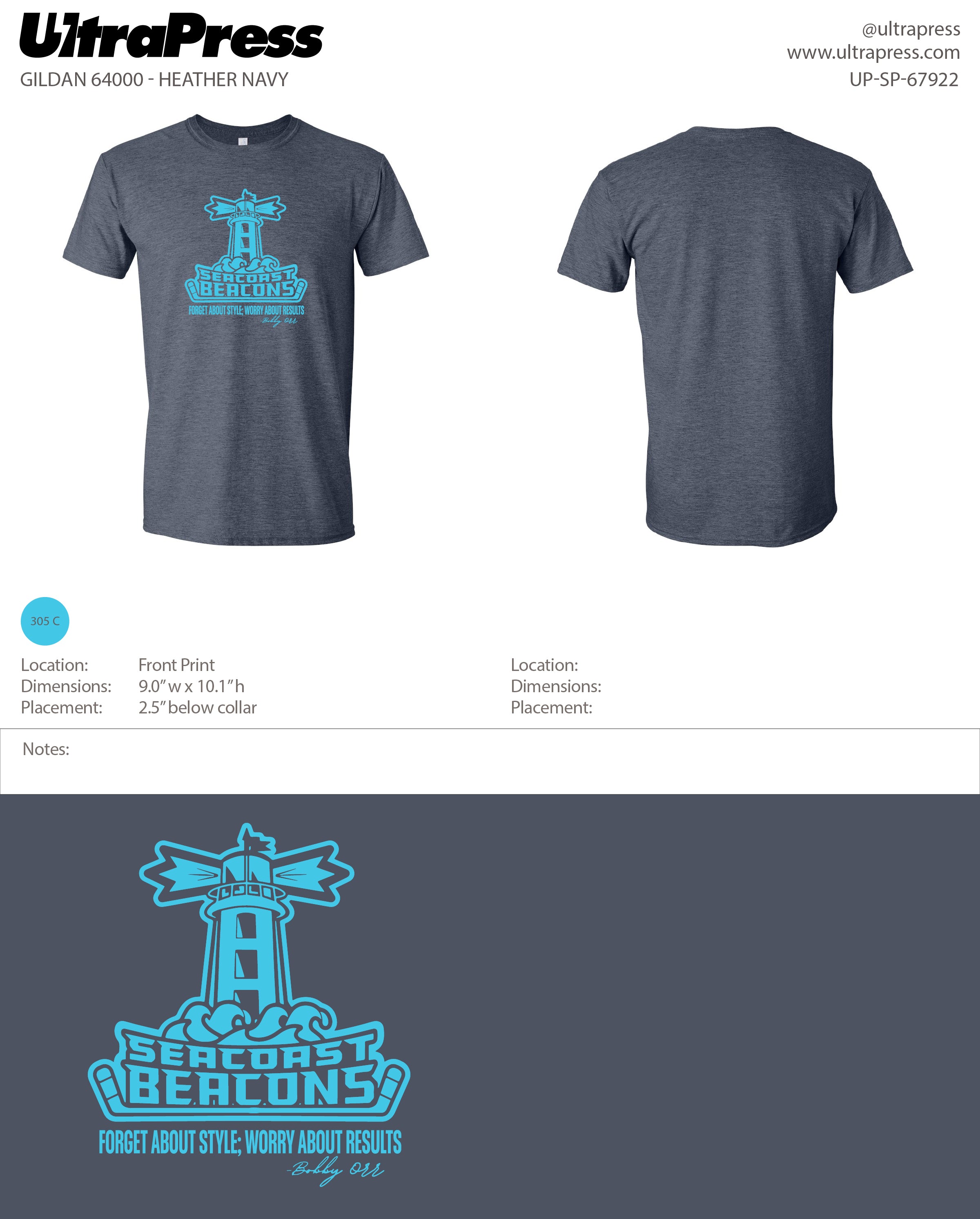 UP-SP-67922 Seacoast Beacons - B Grondin 100 Min Qty (Bulk)