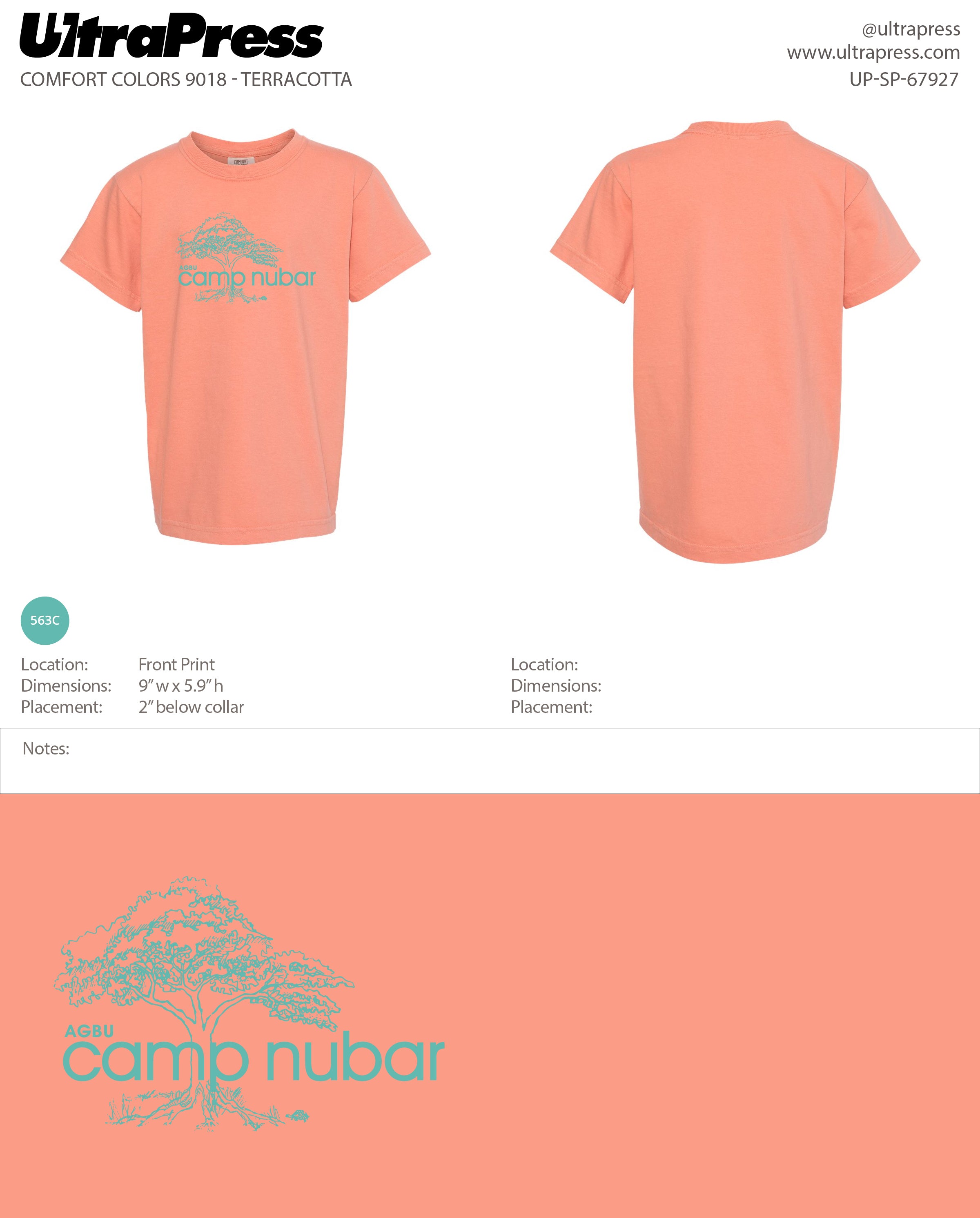 UP-SP-67923 Camp Nubar 2024 Camper Shirt- Alexis Krolian 288 Min Qty (Bulk)