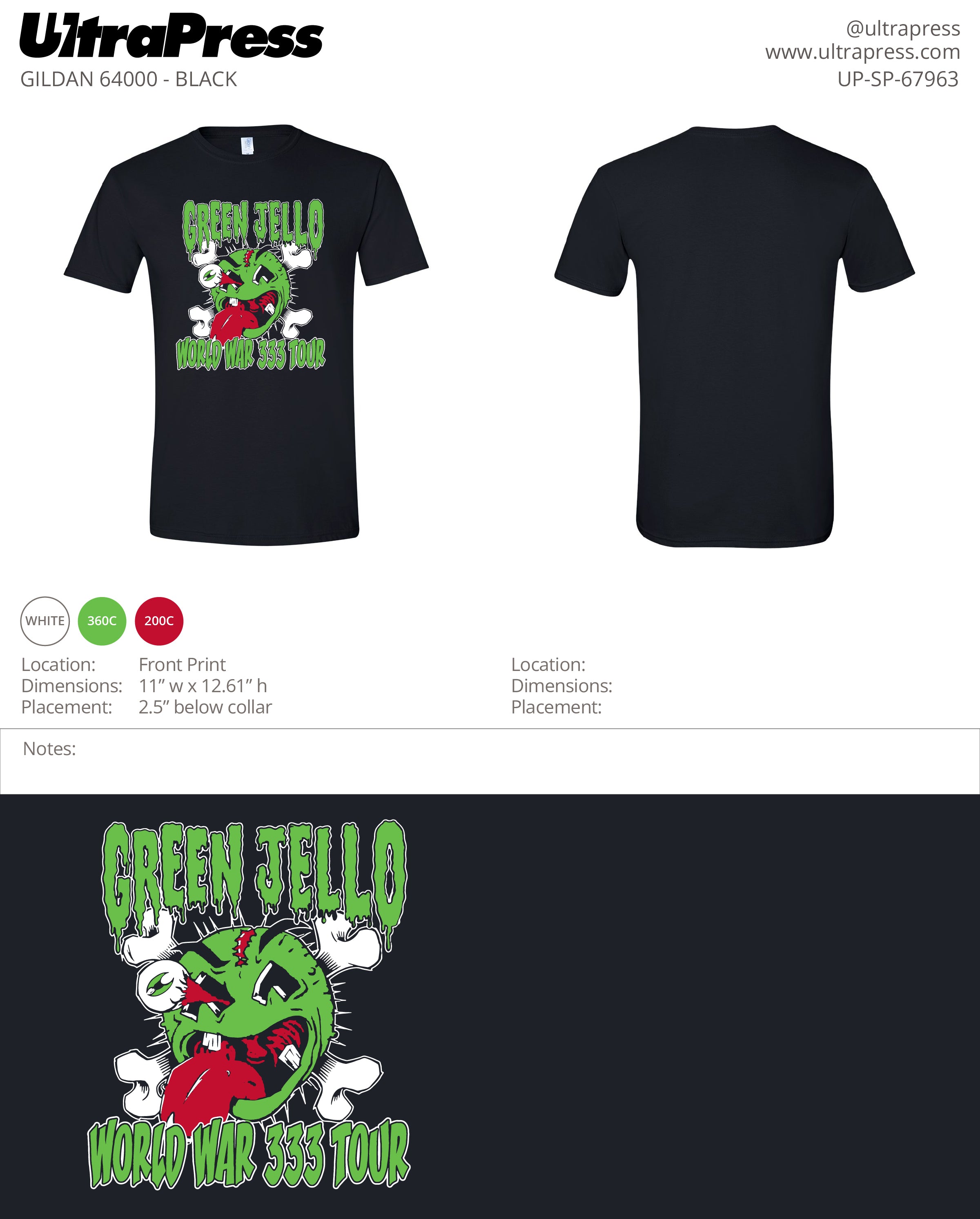 UP-SP-67963 Green Jello - Al Williams 100 Min Qty (Bulk - Package Deal)