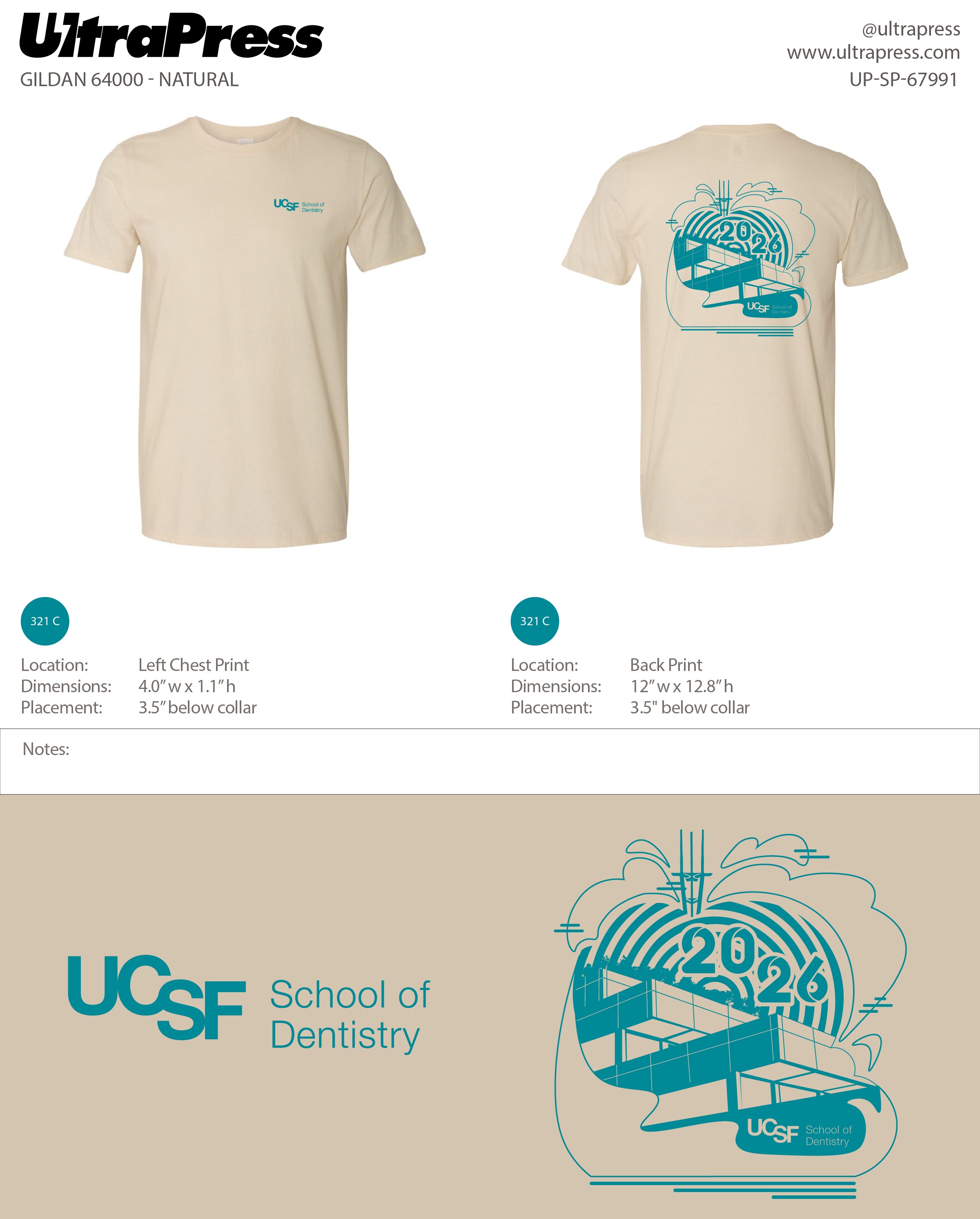 UP-SP-67991 UCSF School of Dentistry - Cristina Corral 24 Min Qty (Bulk)