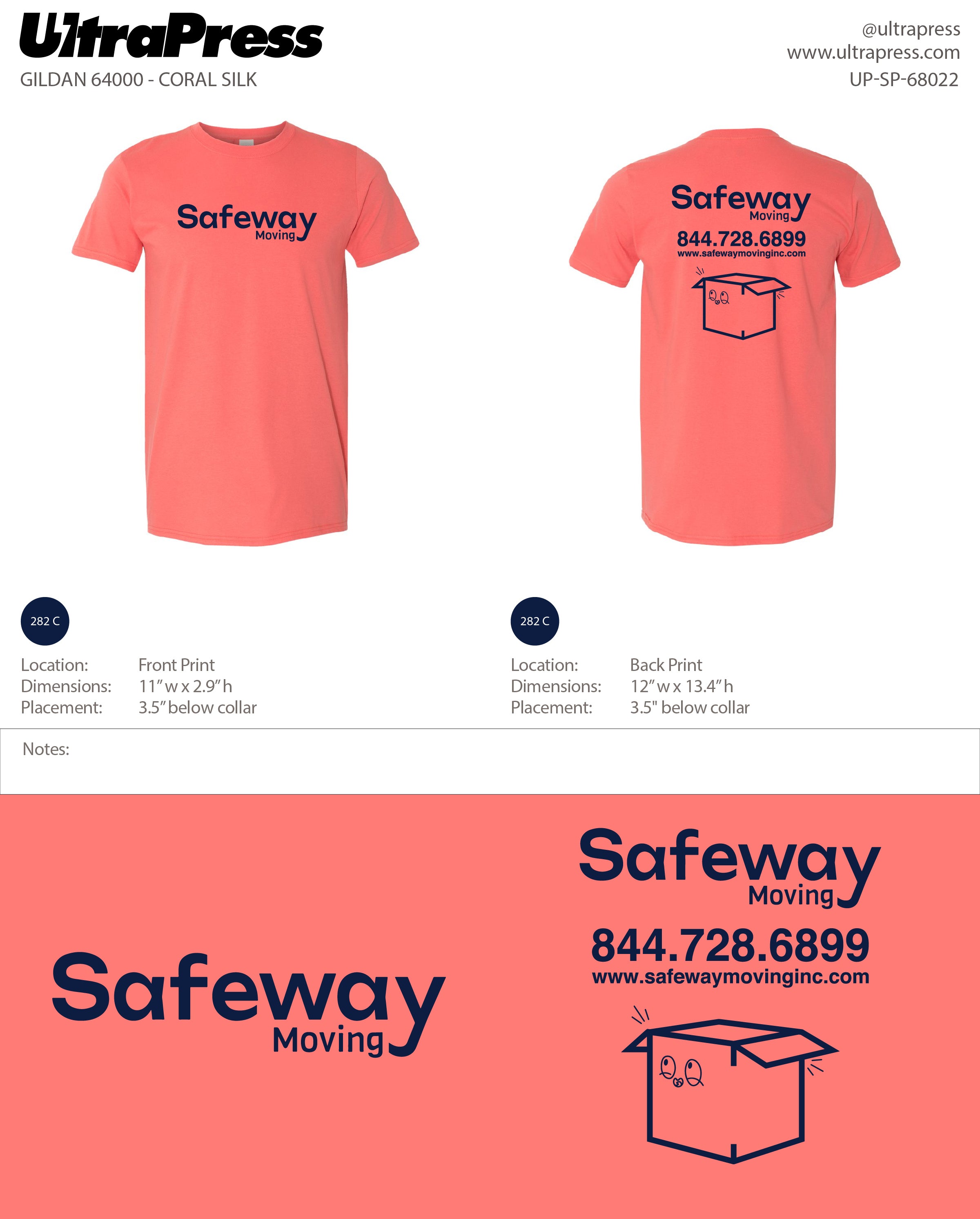 UP-SP-68022 Safeway Moving - Box Design - Boris Svirsky 100 Min Qty (Bulk)