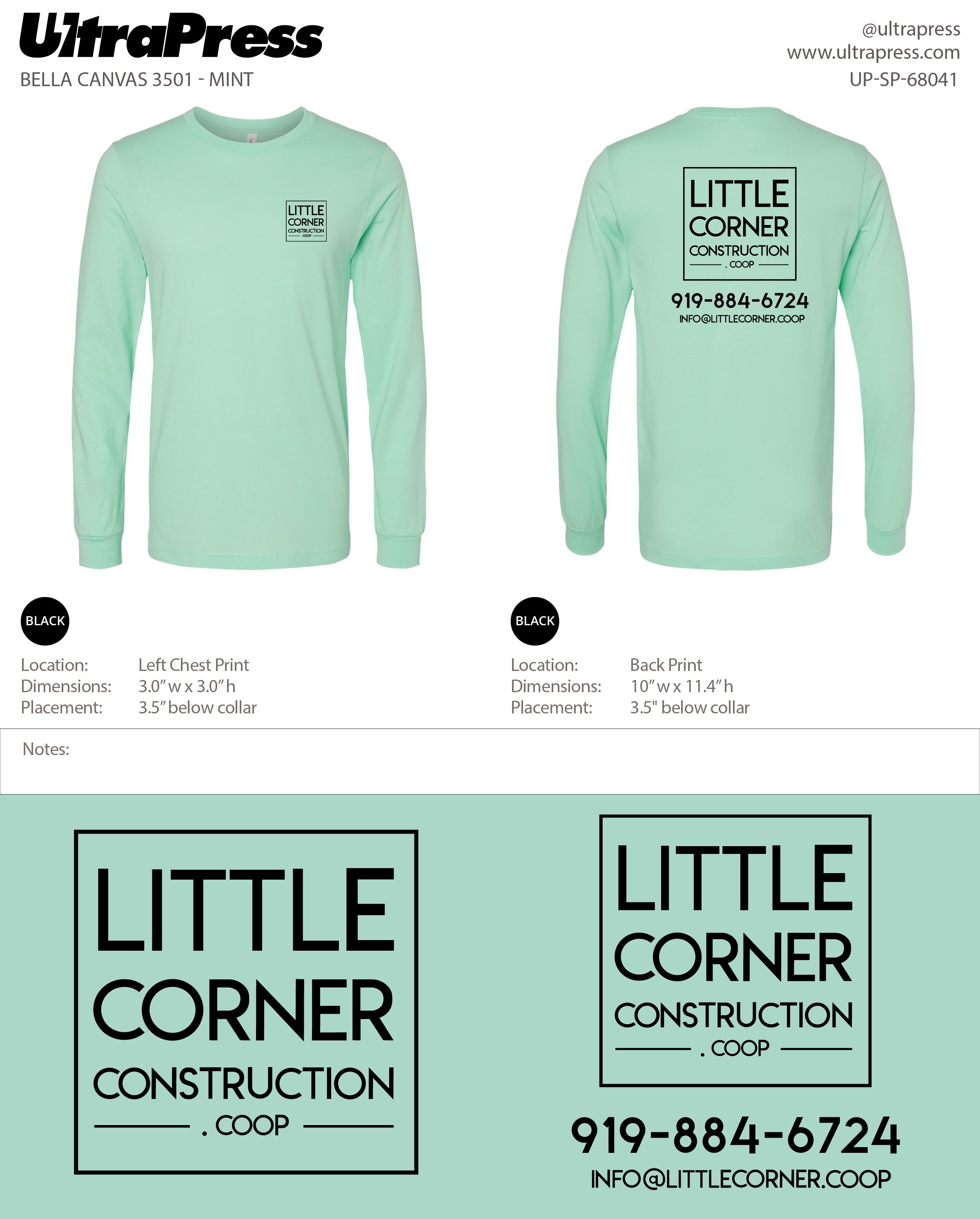 UP-SP-68041 Little Corner Construction (Black Ink) - Jasmin 24 Min Qty (Bulk)